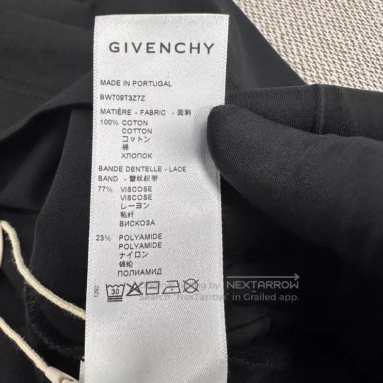 Givenchy Givenchy Lace Trimmed Short-Sleeve T-Shirt Size US XS / EU 42 / 0 - 4 Thumbnail