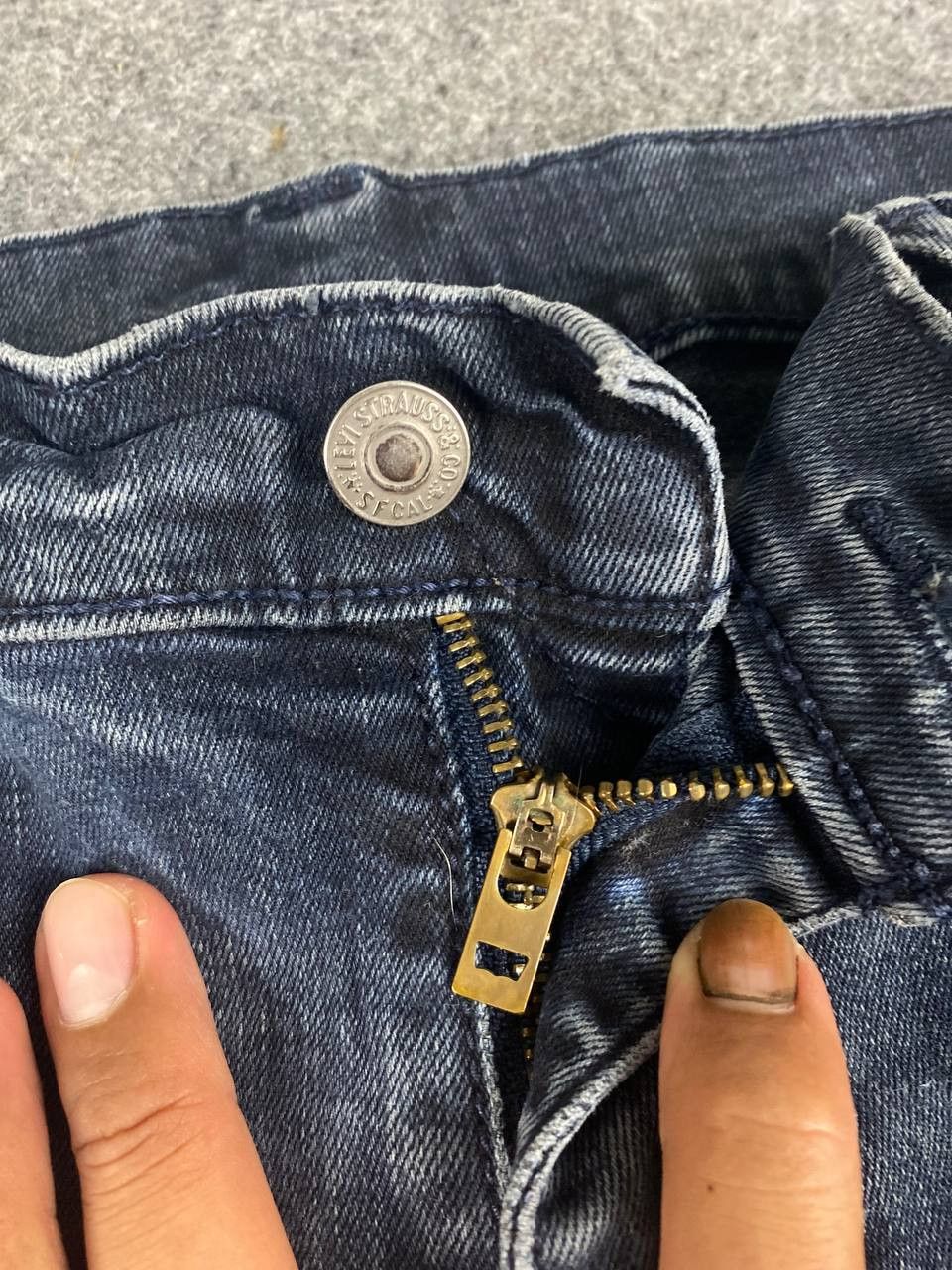 Levi's levis 511 slim distressed denim nice design Size US 38 / EU 54 - 13 Thumbnail