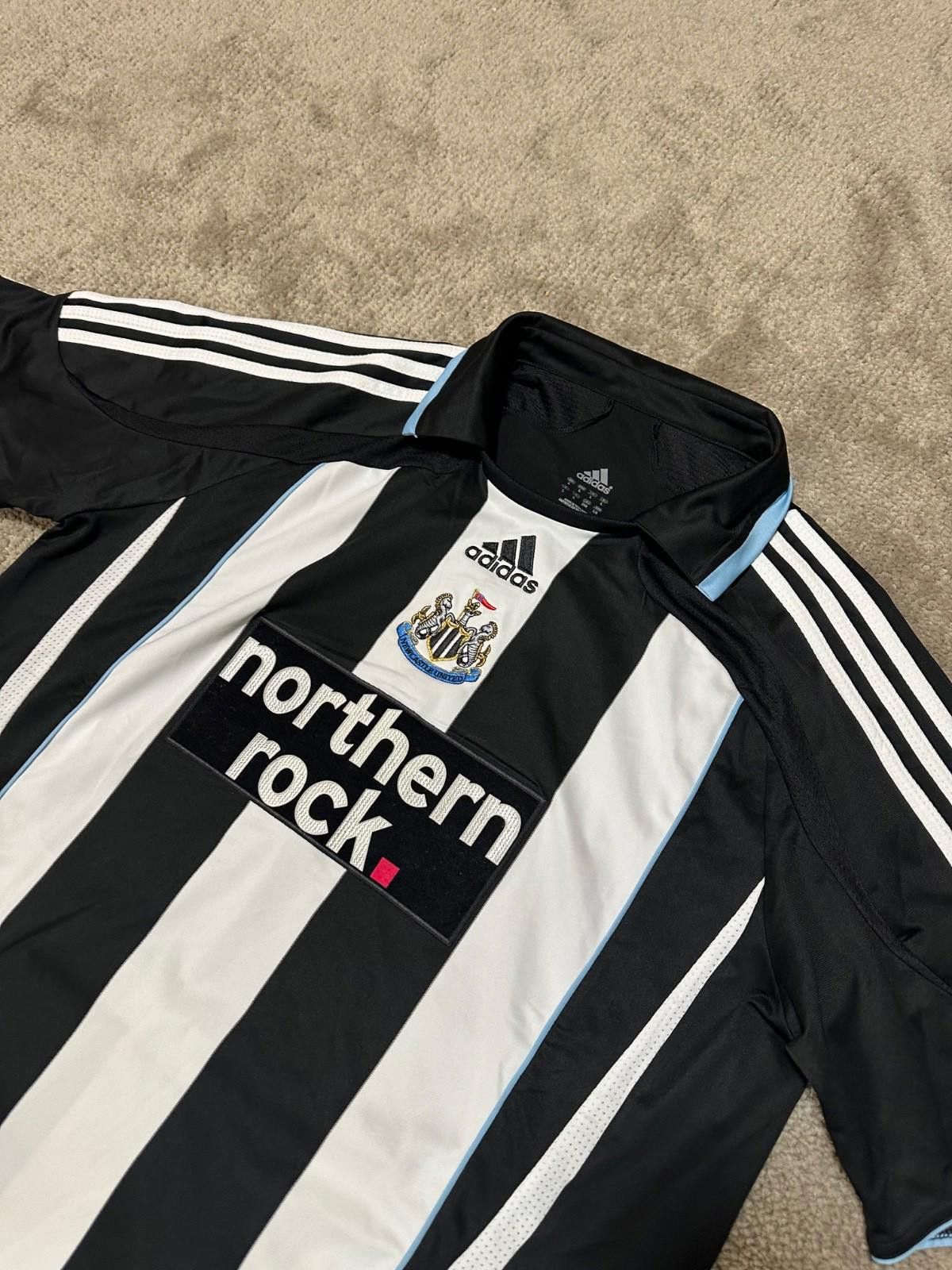Adidas Milner #16 Newcastle United 2007/09 Soccer Jersey Football Size US L / EU 52-54 / 3 - 3 Thumbnail