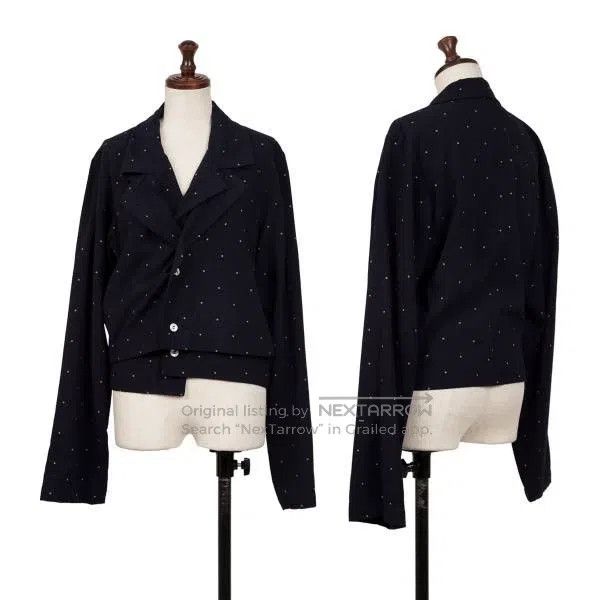 Comme des Garcons Black vintage polka dot faux two-piece d
