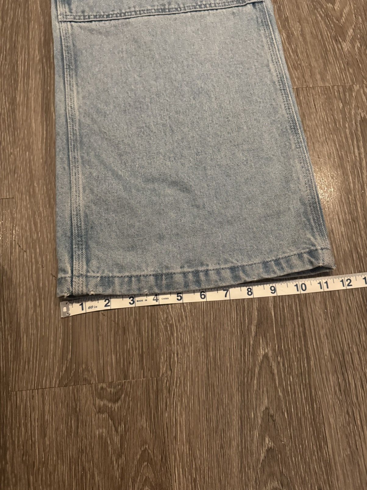 Off-White Off White Double Waist Double Knee Baggy Denim Jeans 30 Size US 30 / EU 46 - 25 Thumbnail