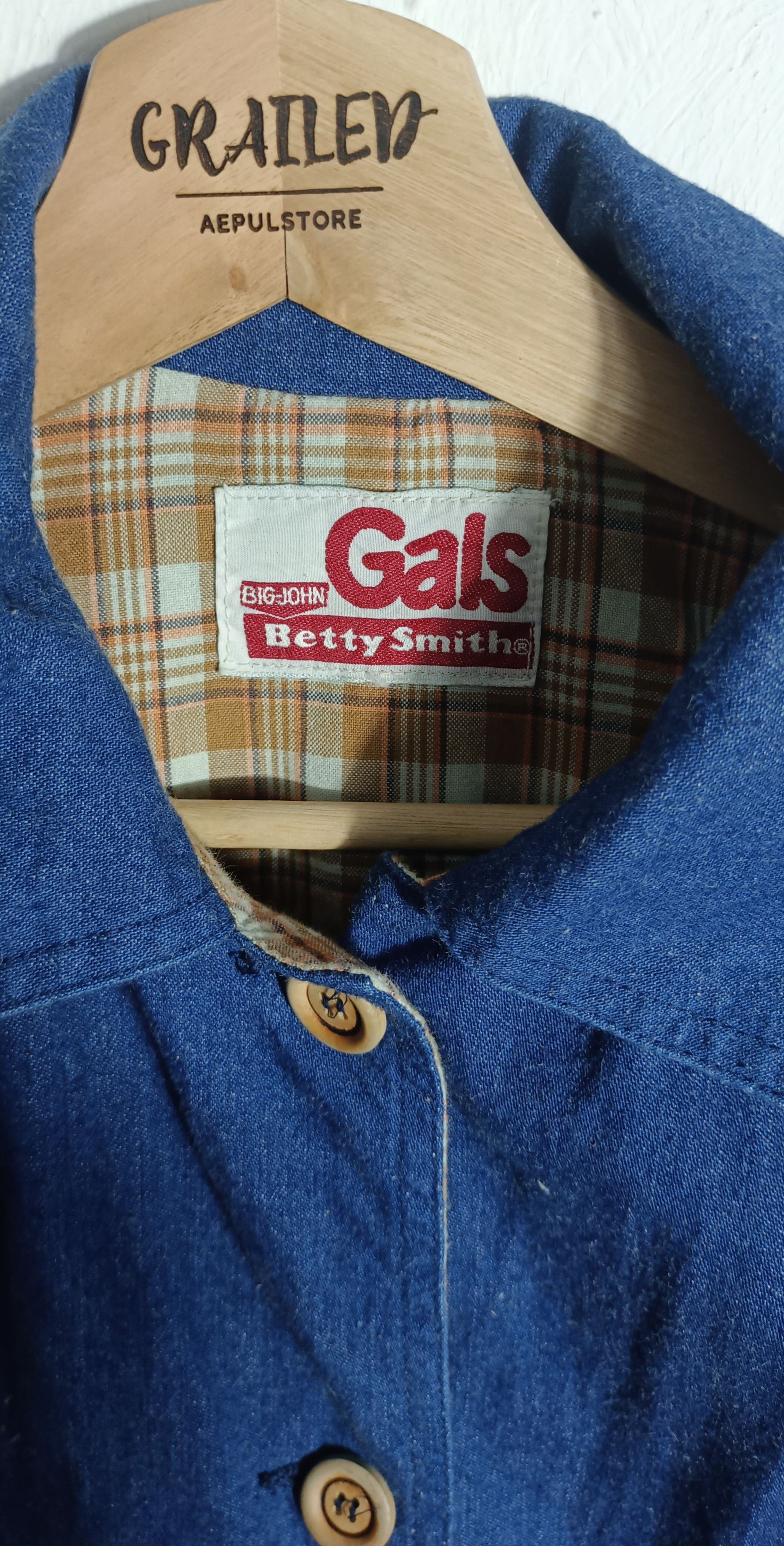 Big John Vintage🔥🔥Big John Gals Workwear Denim Jacket Size US XL / EU 56 / 4 - 8 Thumbnail