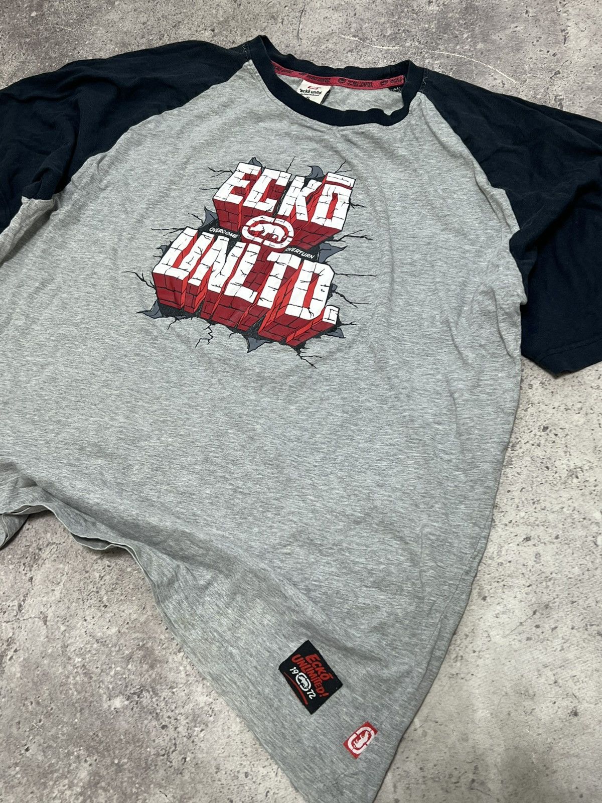 Ecko Unltd. × Vintage 💎 90s 00s y2k Size XL Logo Spell out Tee T-shirt Art Size US XL / EU 56 / 4 - 2 Thumbnail
