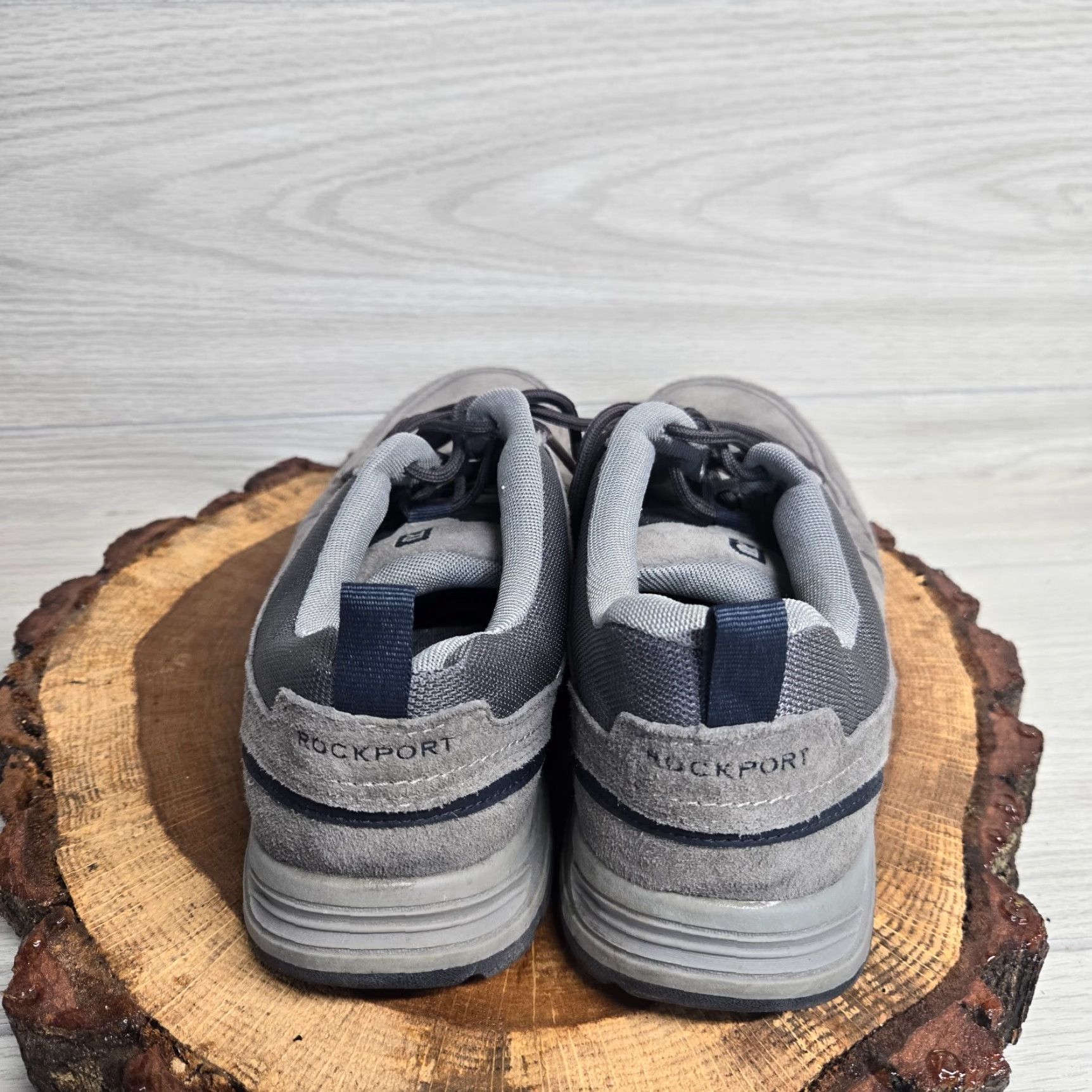 Rockport Rockport Men's Running Shoes Low Top Leather Perforated Gray M77080 11.5 Adult Shoes Size US L / EU 52-54 / 3 - 4 Thumbnail