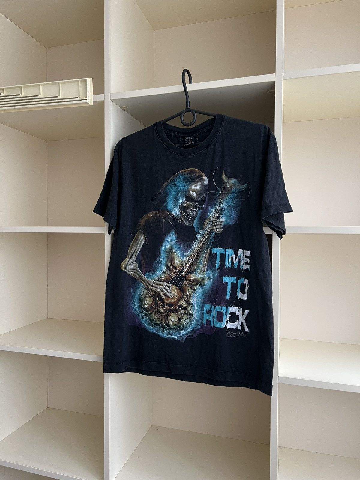 Vintage VINTAGE TIME TO ROCK SKELETON TEE T-SHIRT Size US M / EU 48-50 / 2 - 3 Thumbnail