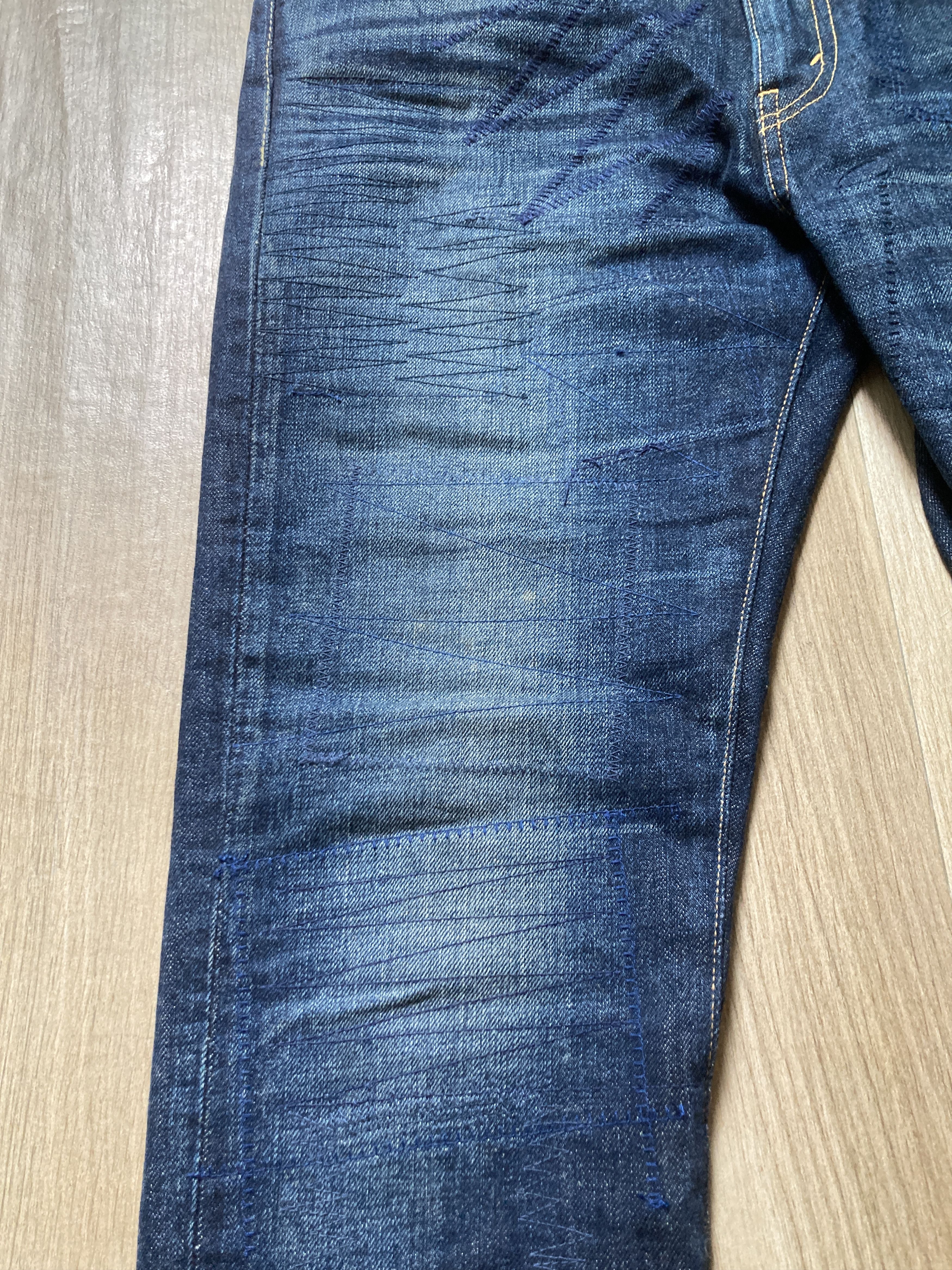 Junya Watanabe × Levi's Junya Watanabe Comme des Garcons X Levi's Patched Cuffs Jean Size US 32 / EU 48 - 9 Thumbnail