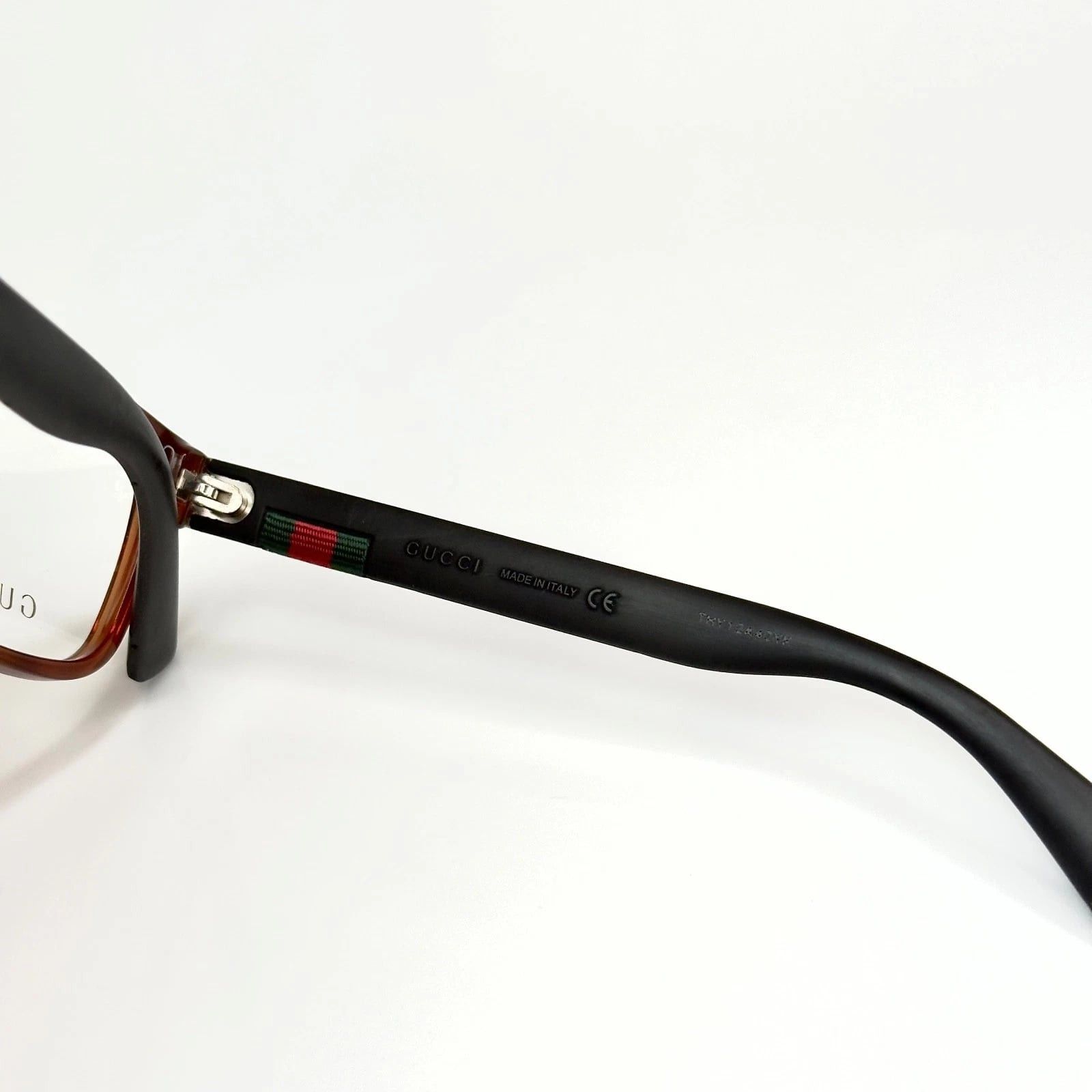 Gucci GUCCI GG0174O 0174 Black STRIPE Eyeglasses Optical Frame 003 Size ONE SIZE - 3 Thumbnail
