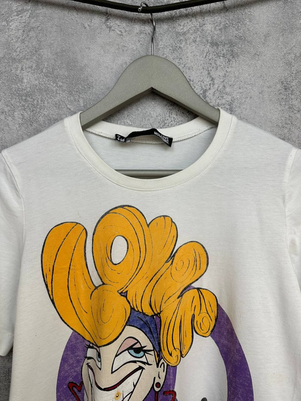 Love Moschino Love Moschino Bling Bling Baby Graphic T-Shirt White Cartoon Size S / US 4 / IT 40 - 4 Thumbnail