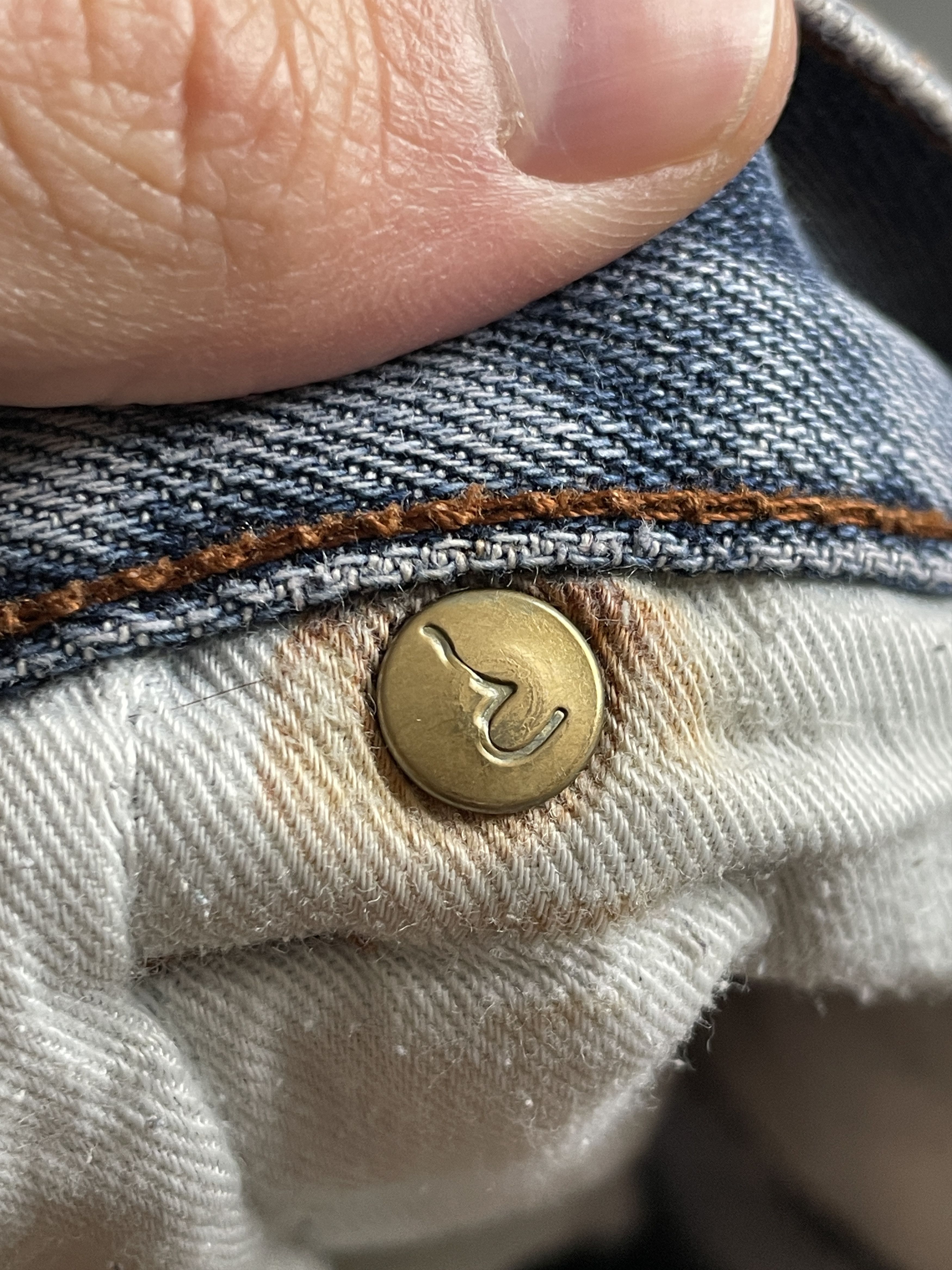 Evisu VINTAGE Y2K EVISU DISTRESSED LIGHT BLUE DENIM GOLD LOGO Size US 30 / EU 46 - 16 Thumbnail