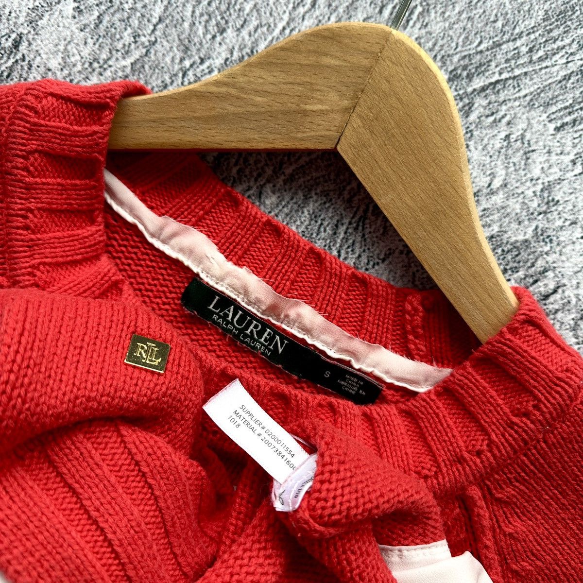 Polo Ralph Lauren × RRL Ralph Lauren Women’s Knitt Sweater Polo Ralph Lauren Red Size: S Size S / US 4 / IT 40 - 9 Thumbnail