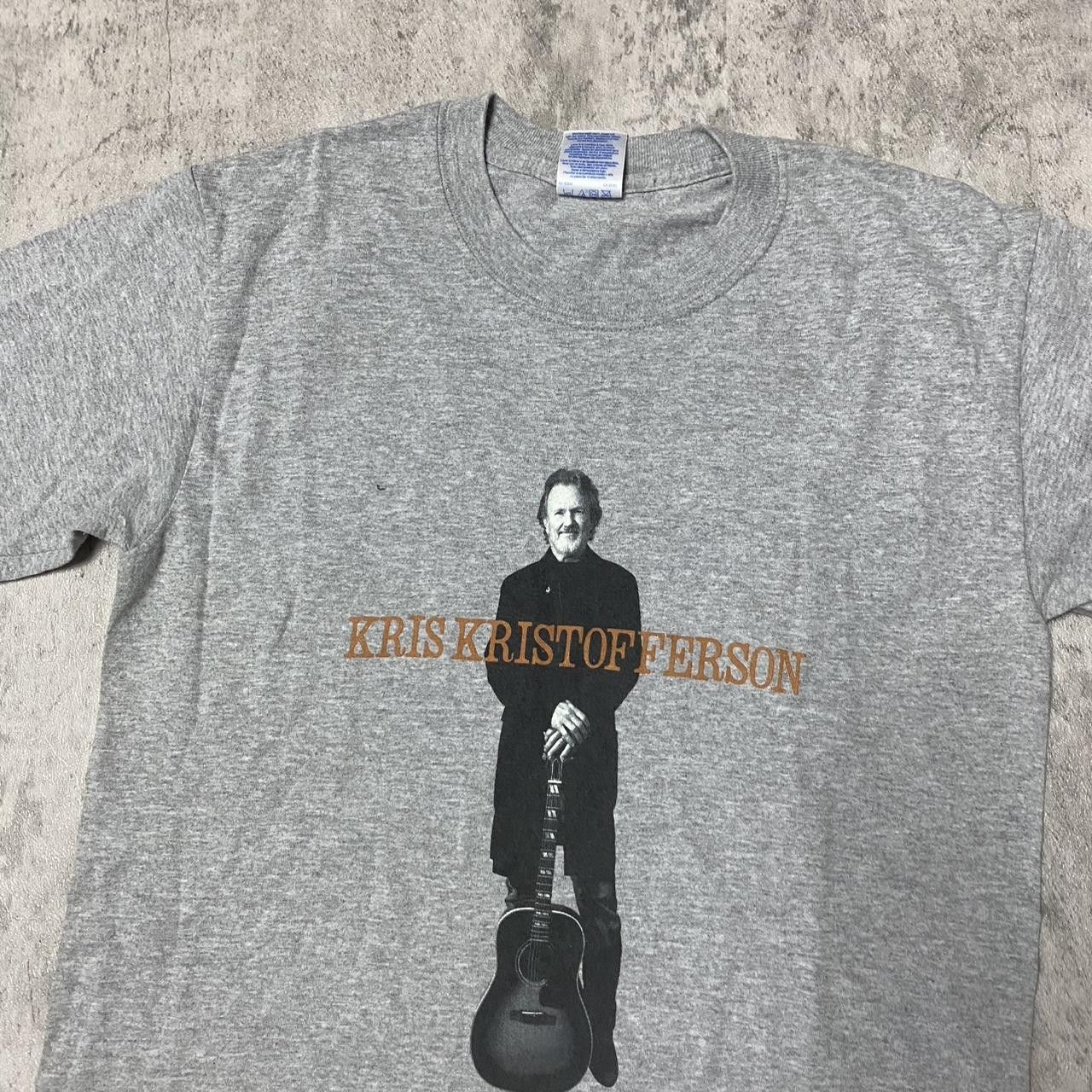 Gildan Grey Kris Kristofferson 2002 tour tee tourtee Size US S / EU 44-46 / 1 - 2 Thumbnail