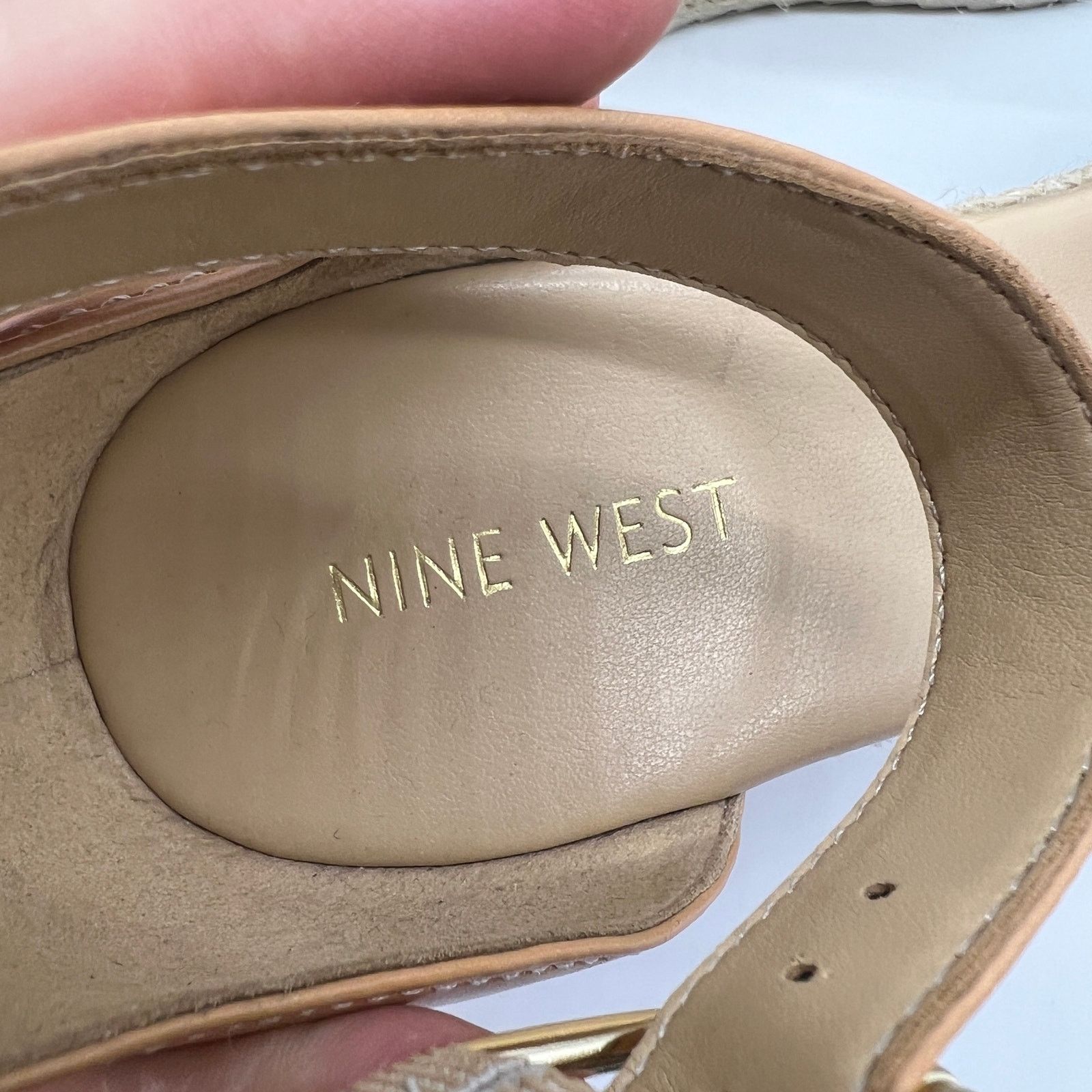 Nine West Nine West Women's Shoes Size 9.5 Ariela Espadrille Buckle Size US 9.5 / IT 39.5 - 8 Thumbnail