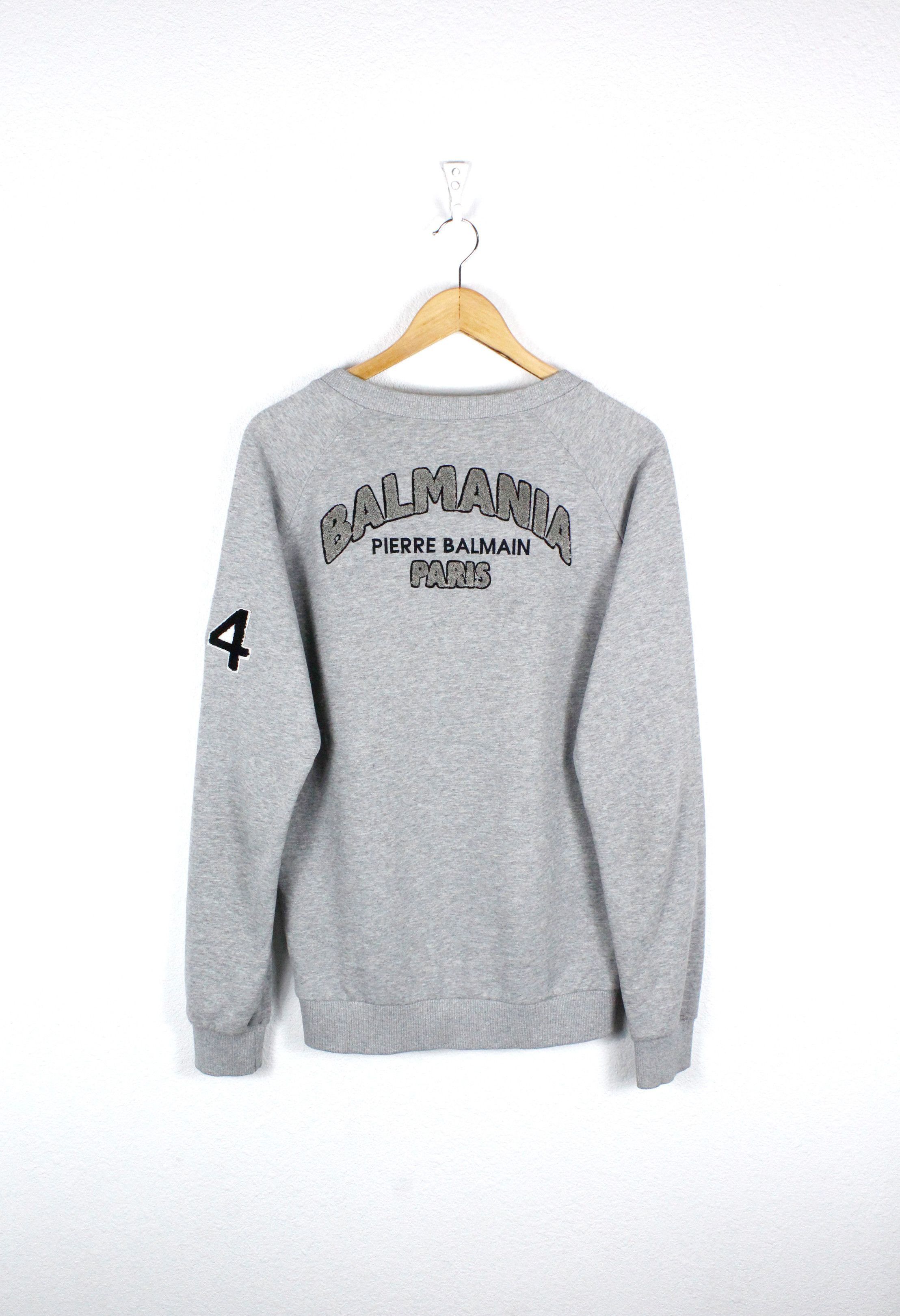 Pierre Balmain Pierre Balmain Balmania Paris 44 Applique Logo Sweatshirt Size US S / EU 44-46 / 1 - 1 Thumbnail