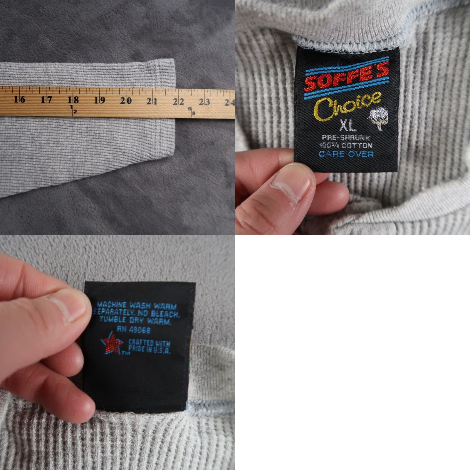 Vintage VINTAGE Microsoft Windows Victory Gray Thermal Shirt Mens XL Computer Size US XL / EU 56 / 4 - 8 Thumbnail