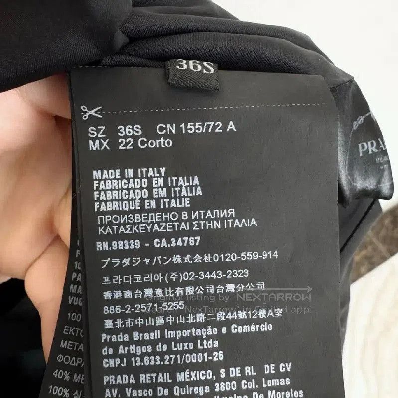 Prada Prada Black Summer Dress for Women. Size XS / US 0-2 / IT 36-38 - 4 Thumbnail