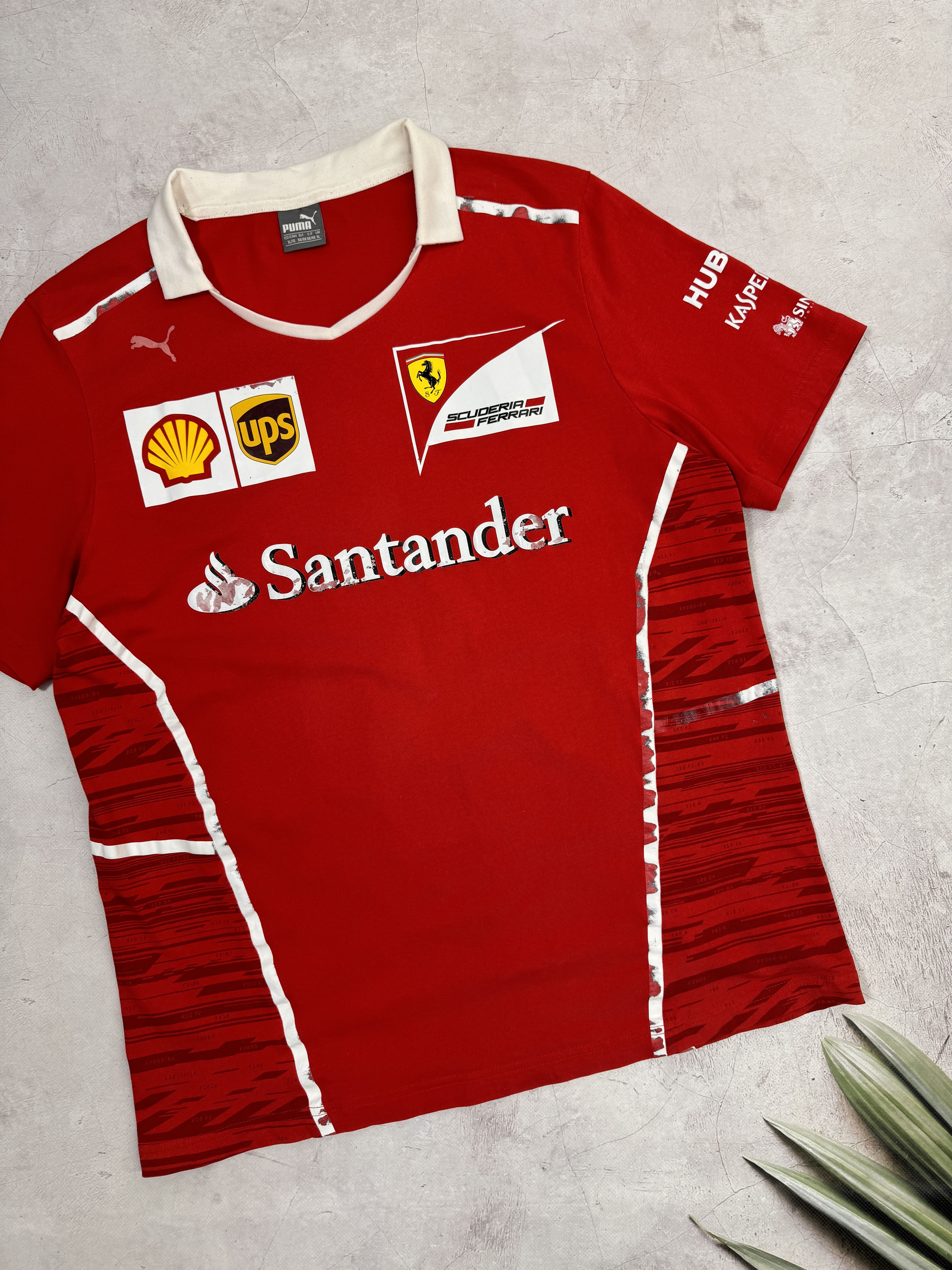 Ferrari × Formula 1 × Puma Puma & Scuderia Ferrari Polo T-Shirt Santander Pirelli F1 Size US L / EU 52-54 / 3 - 4 Thumbnail