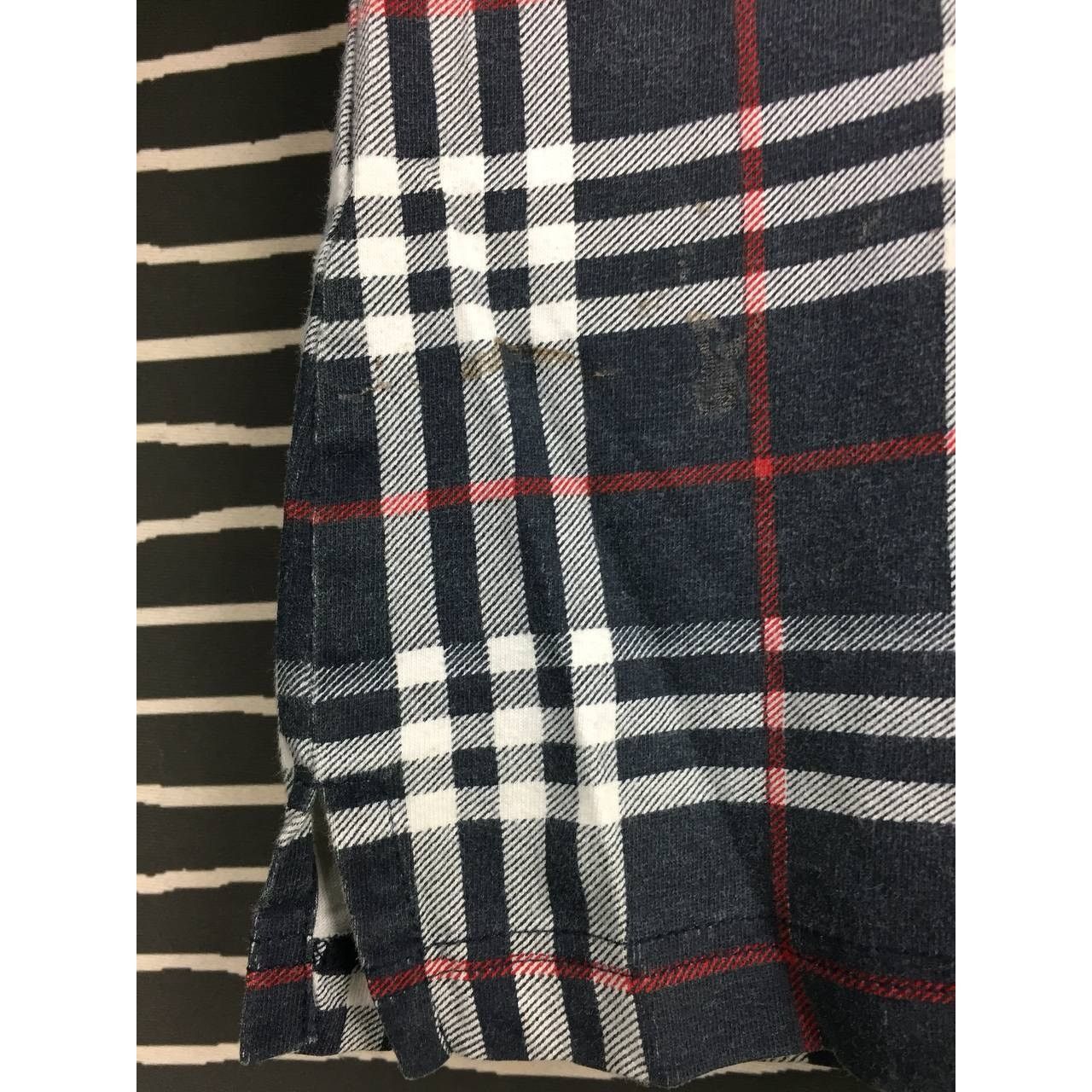 Burberry Vtg Burberry London Nova Check Longsleeve Polo Tee Size US L / EU 52-54 / 3 - 8 Thumbnail