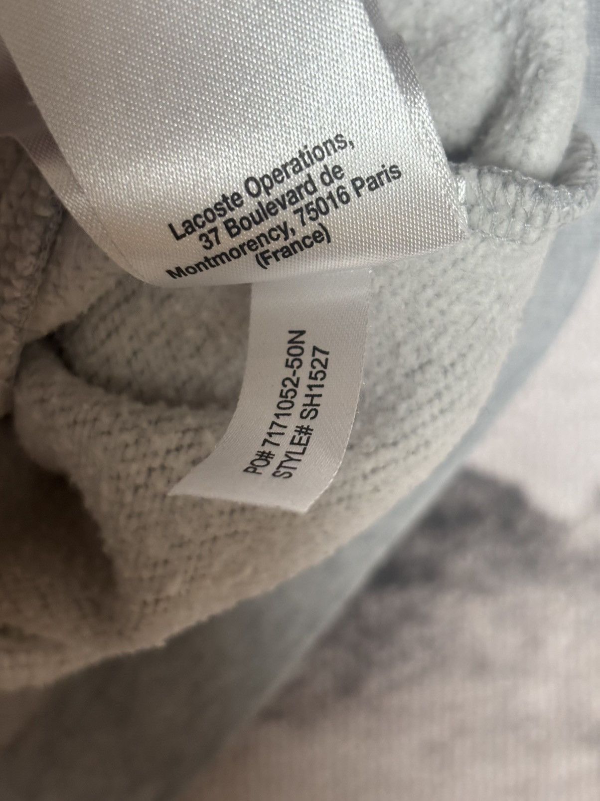 Lacoste Grey Lacoste hoodie size S Size US S / EU 44-46 / 1 - 15 Thumbnail