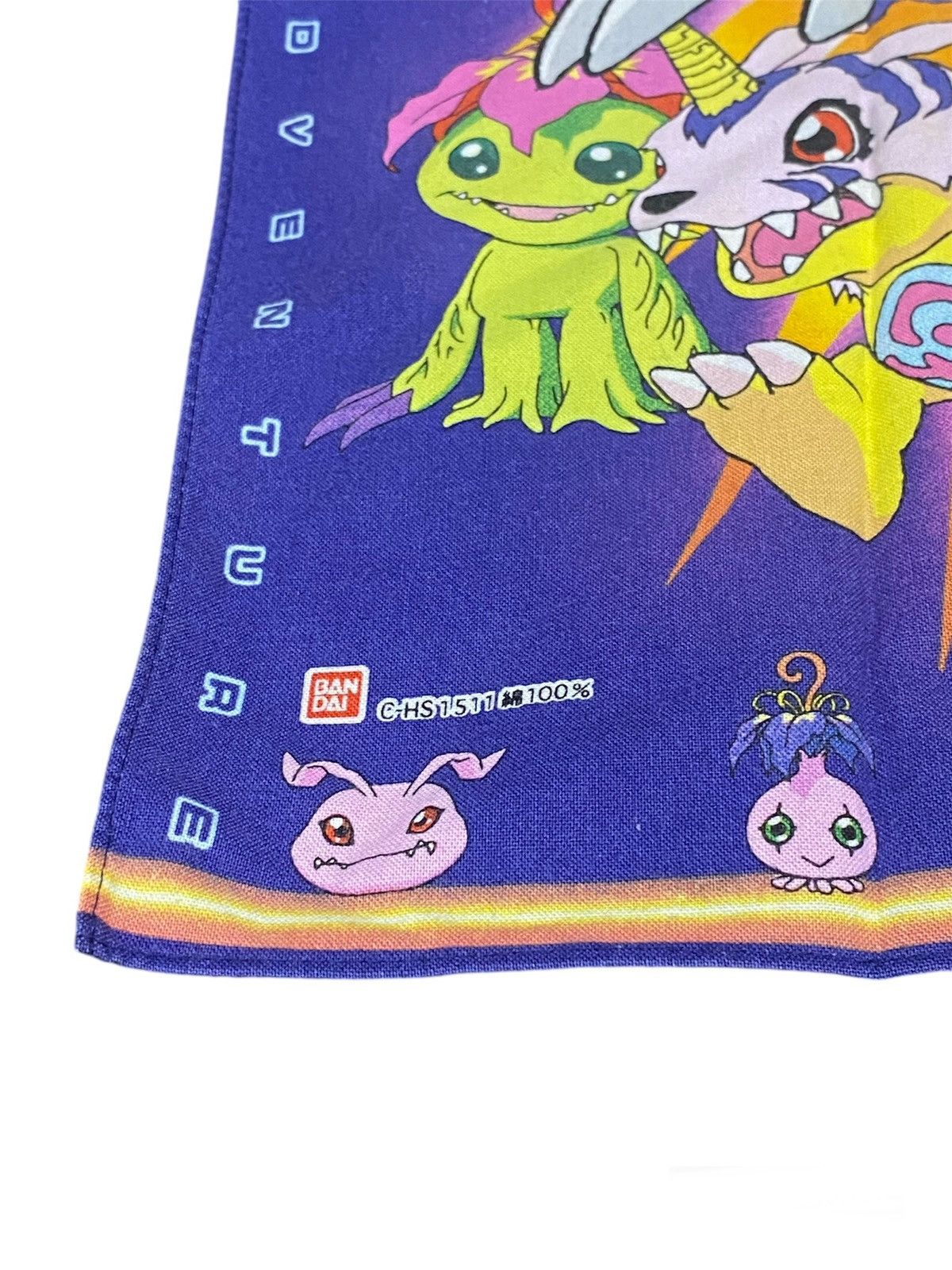 Anime × Vintage Vintage DIGIMON Adventure anime Handkerchief Size ONE SIZE - 2 Thumbnail