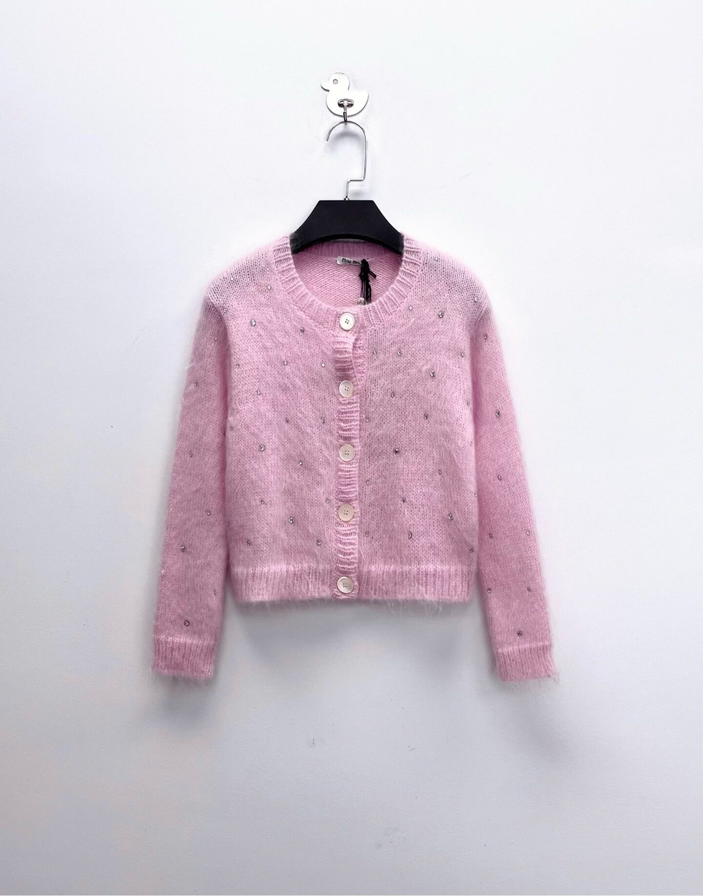 Miu Miu miu miu pink cashmere short cardigan Size M / US 6-8 / IT 42-44 - 1 Thumbnail