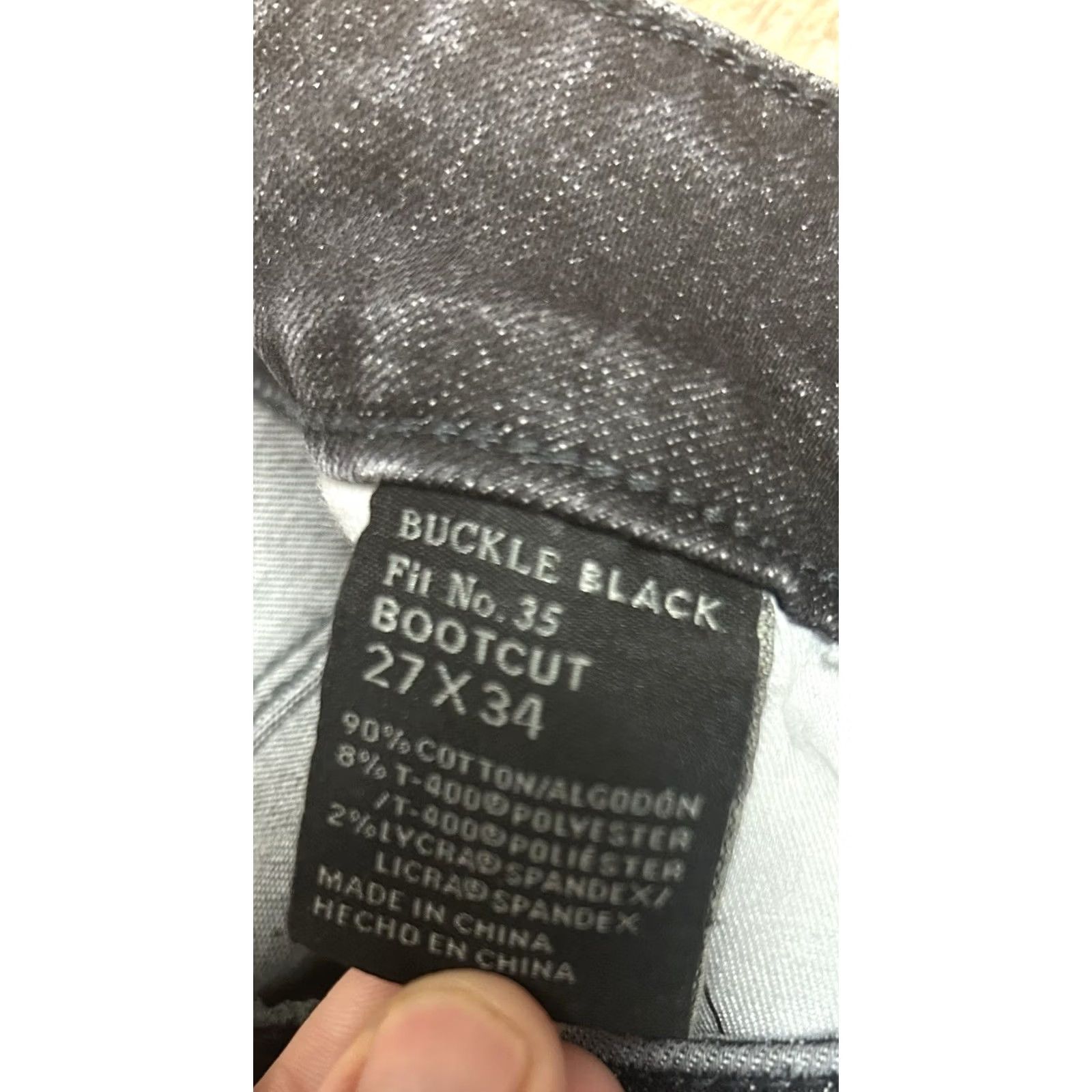 Buckle Black Buckle Black Boots Cut Jeans Pants 27 Tall Distressed Flare Black Women Size 27" / US 4 / IT 40 - 4 Thumbnail