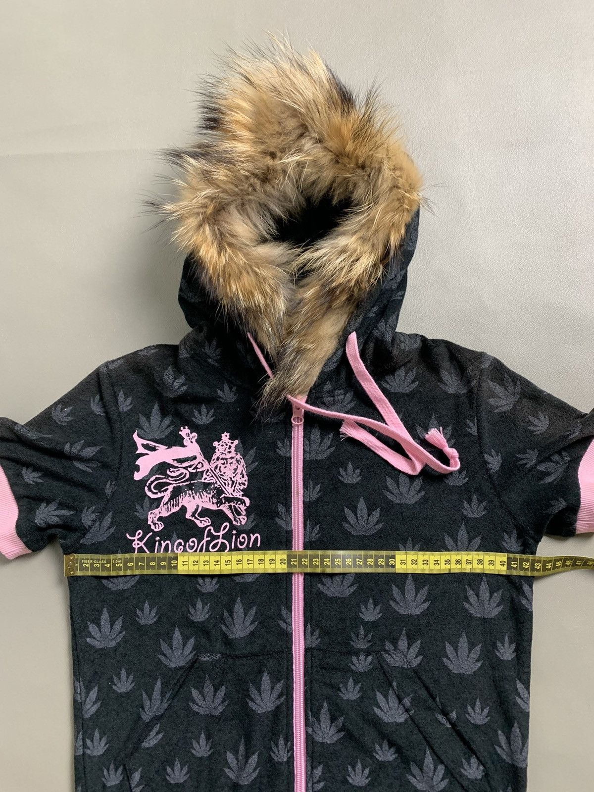 If Six Was Nine × Japanese Brand × Le Grande Bleu (L.G.B.) Japanese Jamaica Kingo Lion Zip Fur Hoodie lgb style Size US M / EU 48-50 / 2 - 13 Thumbnail