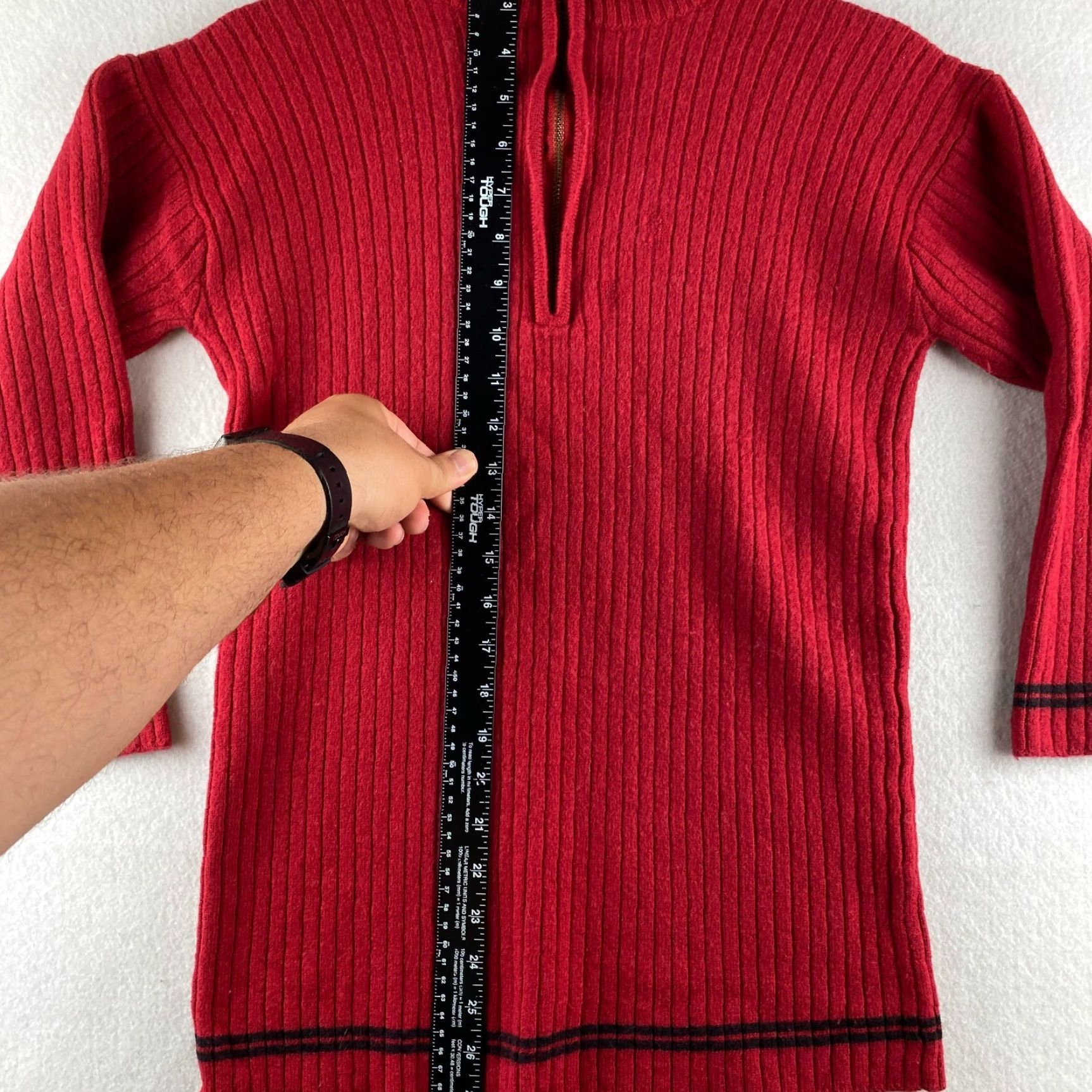 Vintage Classiques Entier Sweater Womens XS Extra Fine Merino Wool High Neck 1/4 Zip Size XS / US 0-2 / IT 36-38 - 4 Thumbnail