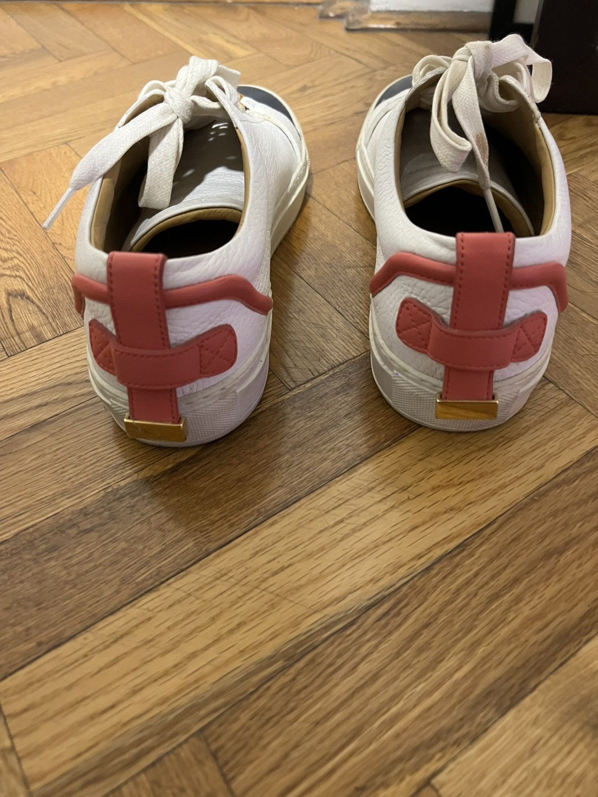 Buscemi Buscemi panelled leather low sneaker with gold hardware Size US 8 / EU 41 - 4 Thumbnail