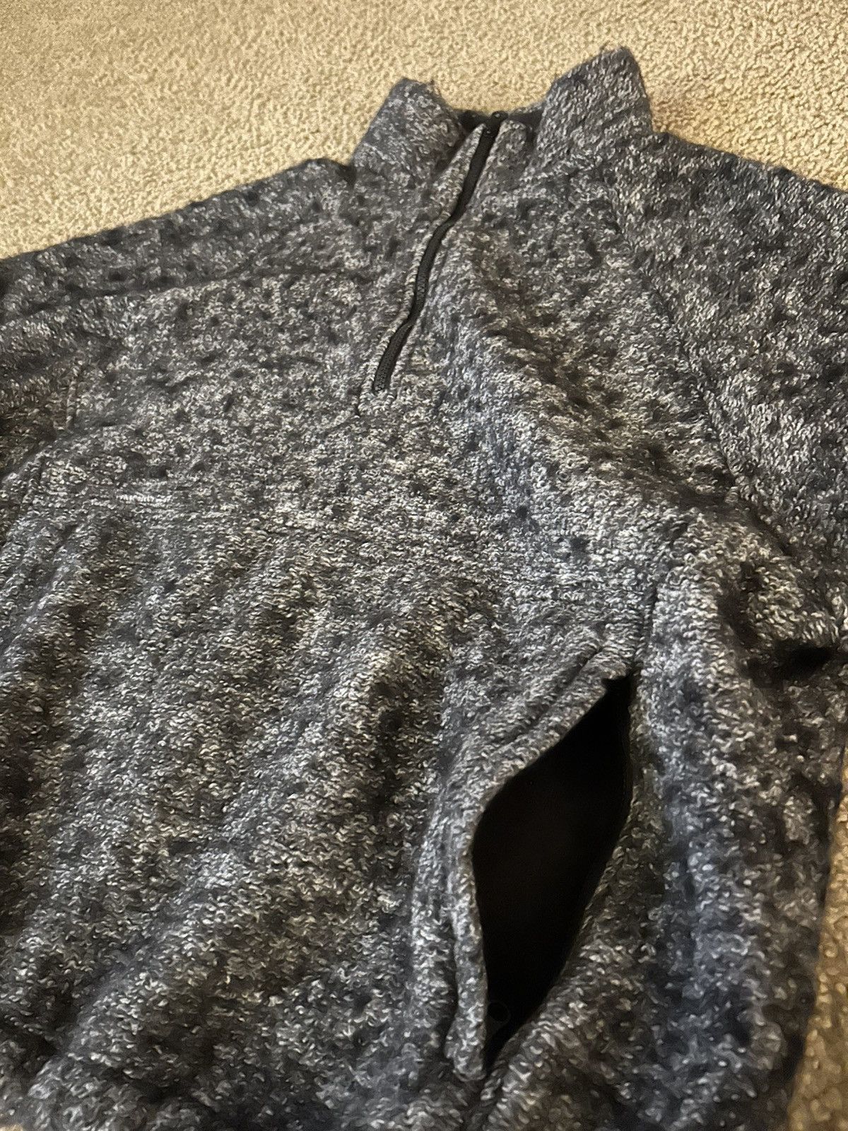 Stussy Wool Blend Sherpa Mock Size US L / EU 52-54 / 3 - 3 Thumbnail