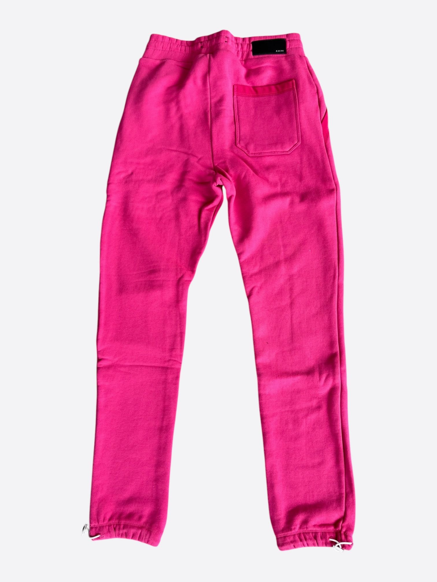 Amiri Amiri Pink & White Core Logo Sweatpants Size US 32 / EU 48 - 2 Thumbnail