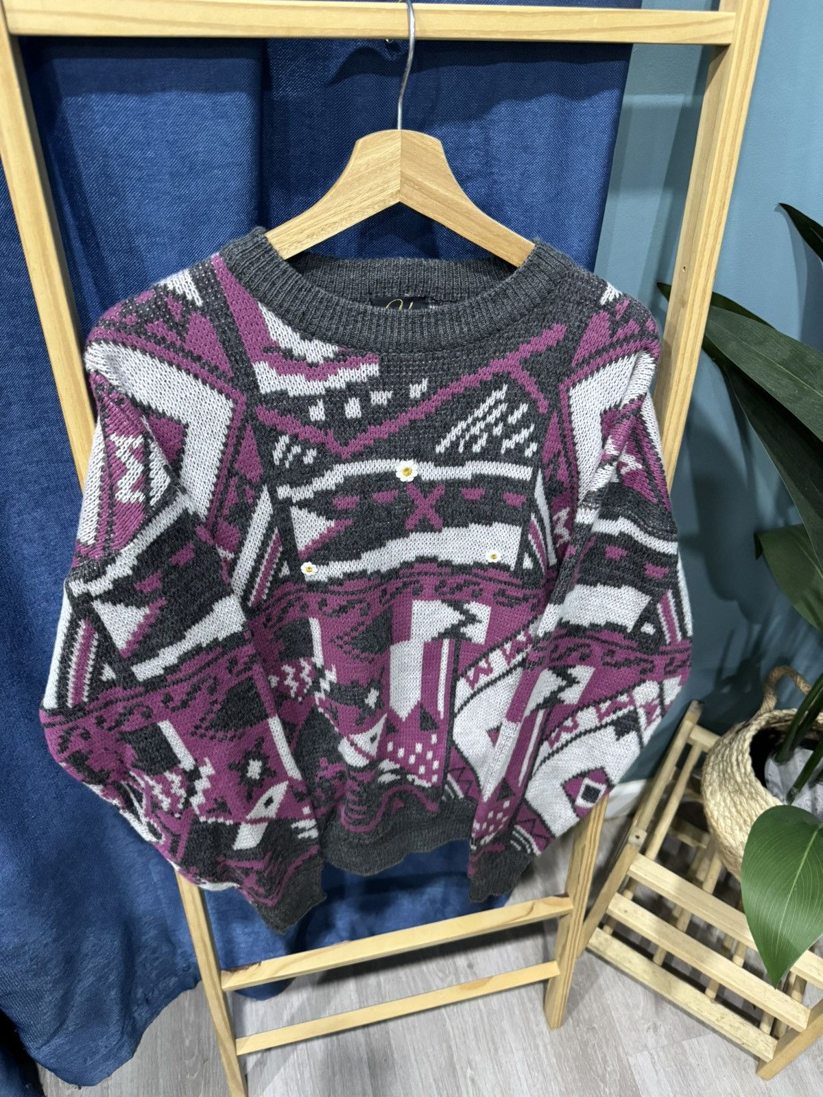 Vintage Vintage Velentino Alpha Fashion Sweater Size US M / EU 48-50 / 2 - 2 Thumbnail