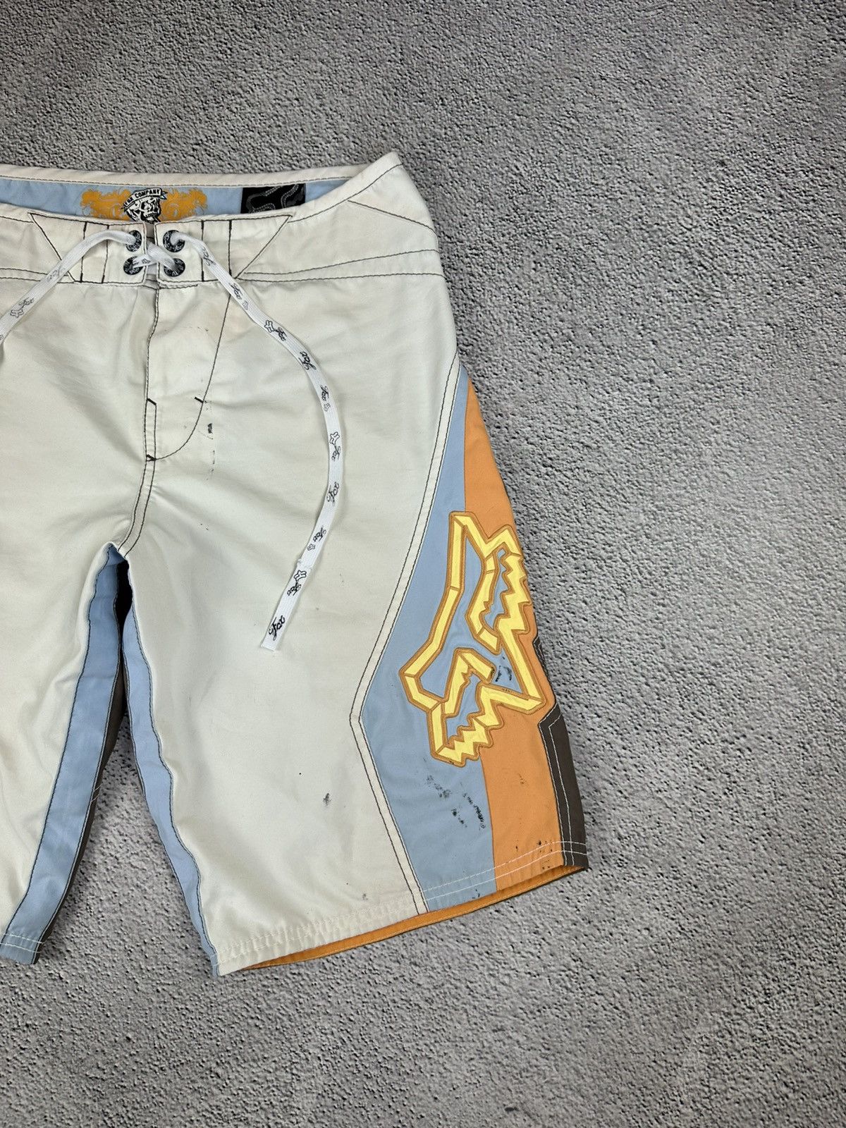 Fox Racing Vintage Fox Baggy Short Washed Y2K Distressed Japan Style Size US 32 / EU 48 - 5 Thumbnail