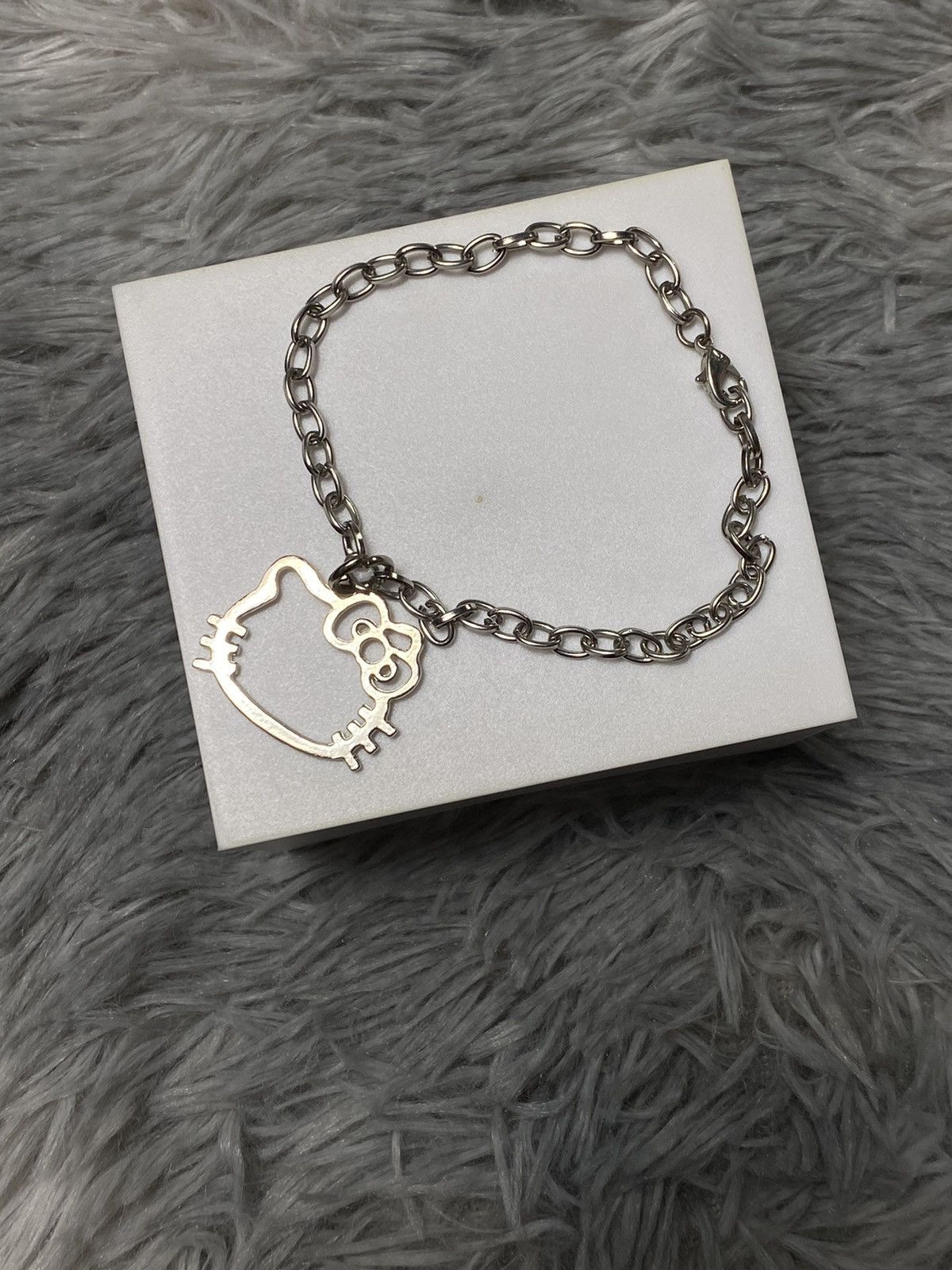 Jewelry Silver Hello Kitty Chain Bracelet | Cute Styl Size ONE SIZE - 1 Thumbnail