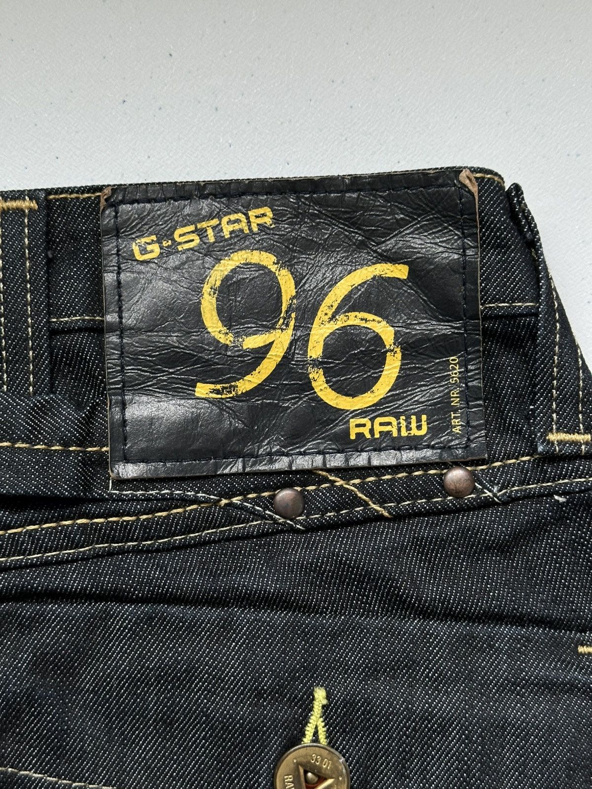 G-Star G star Raw Denim Jeans 96 Avant Garde Size US 27 - 7 Thumbnail