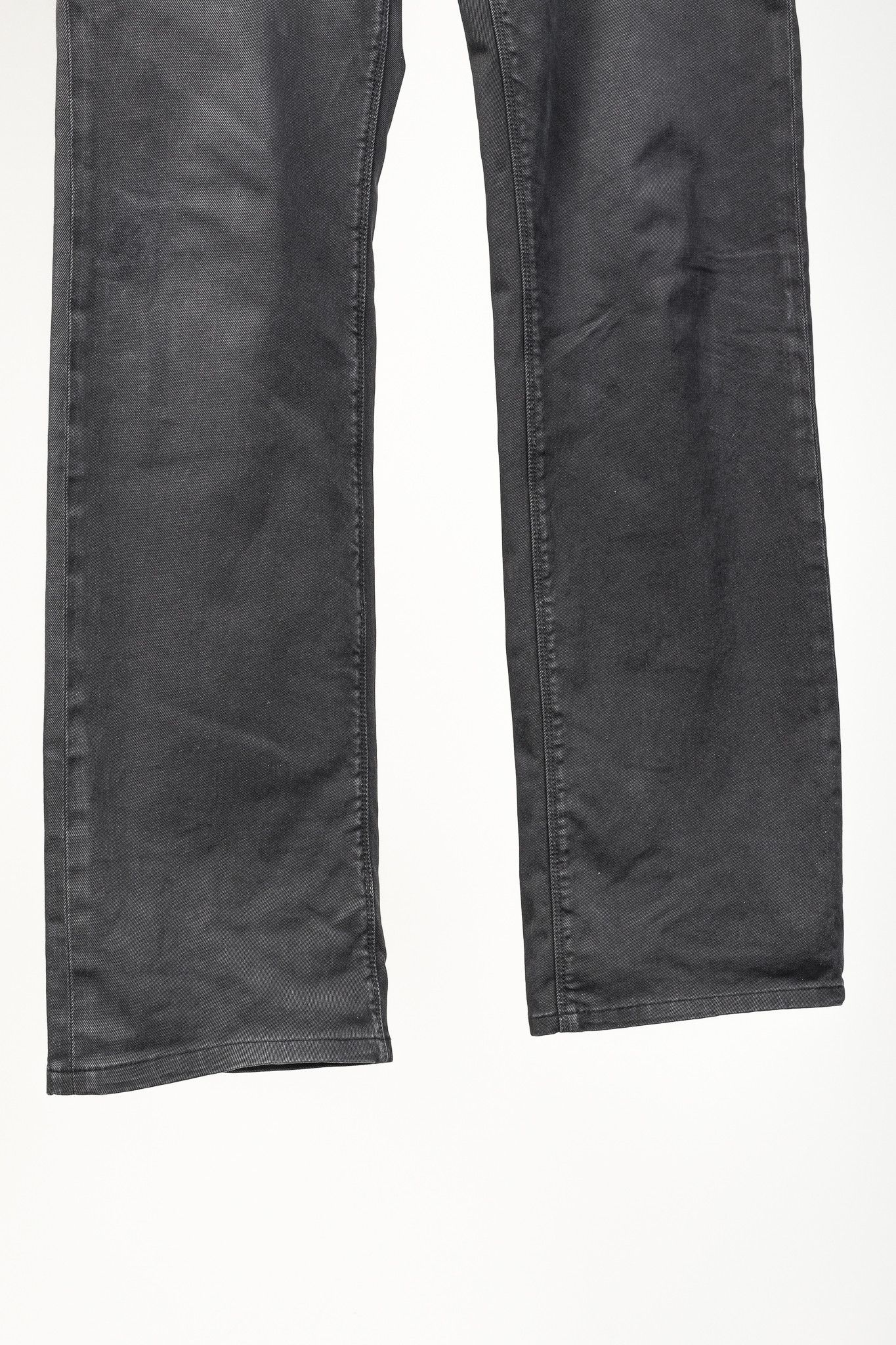 Prada Prada Washed-Black Cotton-Twill Straight-Leg Jeans Size US 33 - 7 Thumbnail