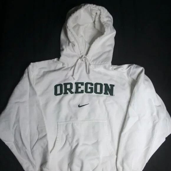 Nike Vintage Nike Oregon Ducks Mid Swoosh Hoodie Sweatshirt Size US S / EU 44-46 / 1 - 2 Thumbnail
