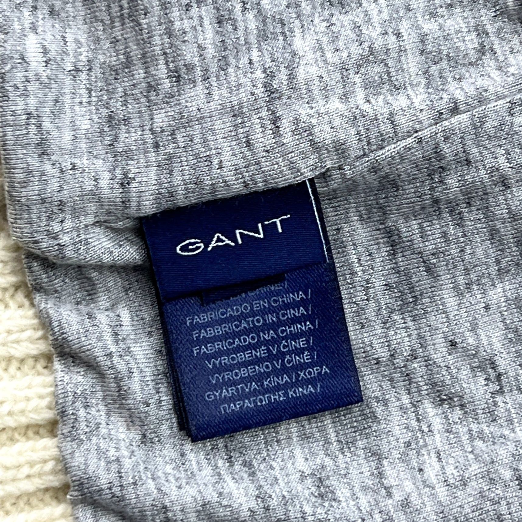 Gant GANT Lambswool Beanie Hat One Size White Lined Ribbon Cuffed Thermal Knitted Size ONE SIZE - 5 Thumbnail