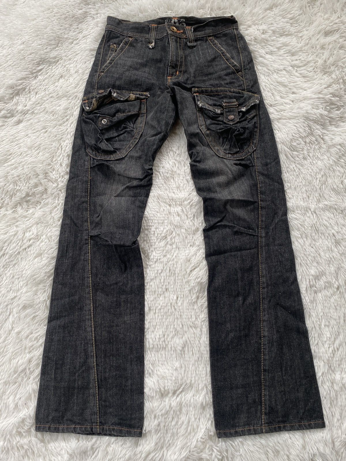 Edwin RARE💥 Stonewash vintage Edwin 505 Bushpant jeans BOOTCUT Size US 29 - 2 Thumbnail