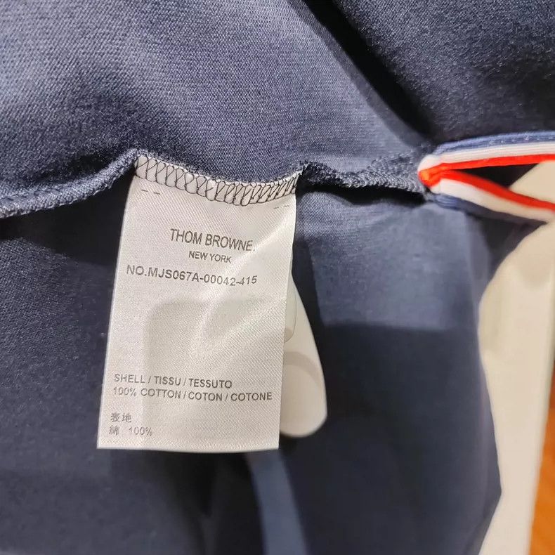 Thom Browne Thom Browne Round neck short sleeve T-shirt Size US M / EU 48-50 / 2 - 5 Thumbnail