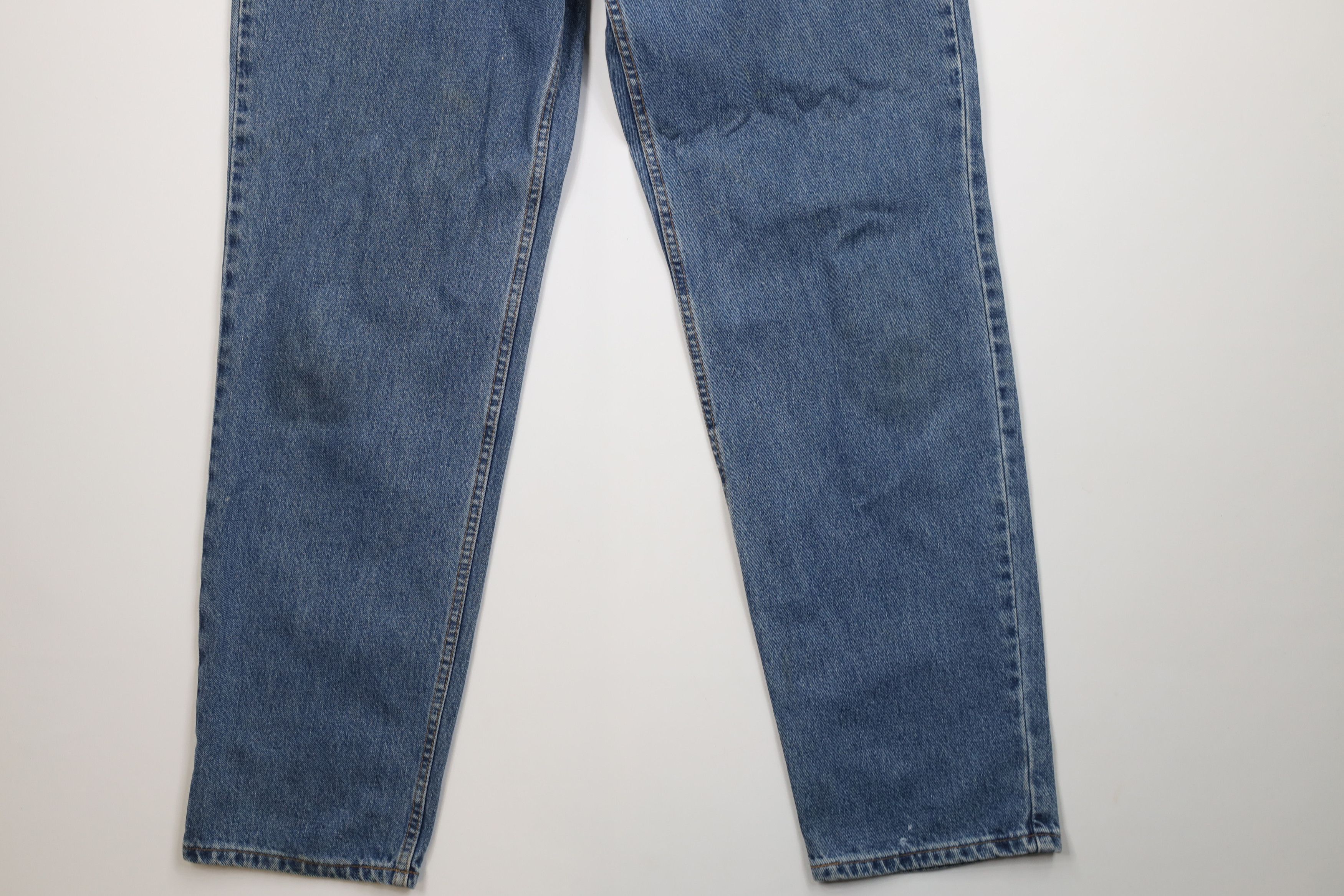 Levi's Vintage Y2K 2002 Levis 550 Relaxed Fit Denim Jeans Blue USA Size US 38 / EU 54 - 4 Thumbnail