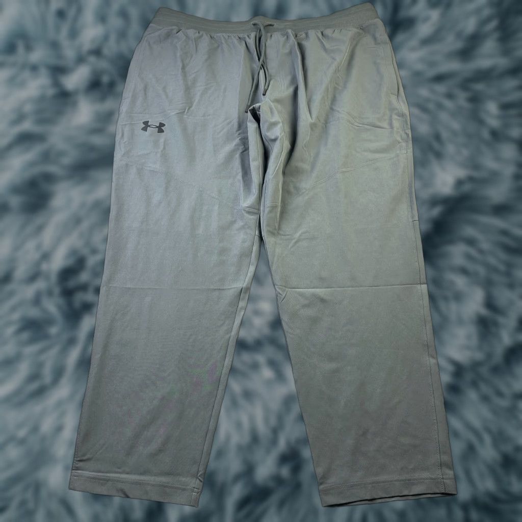 Under Armour Under Armour Pants Mens 3XL Elite Straight Sweatpants Green Pockets Regular 31 in Inseam Activewear Athletic Size US 39 - 1 Thumbnail