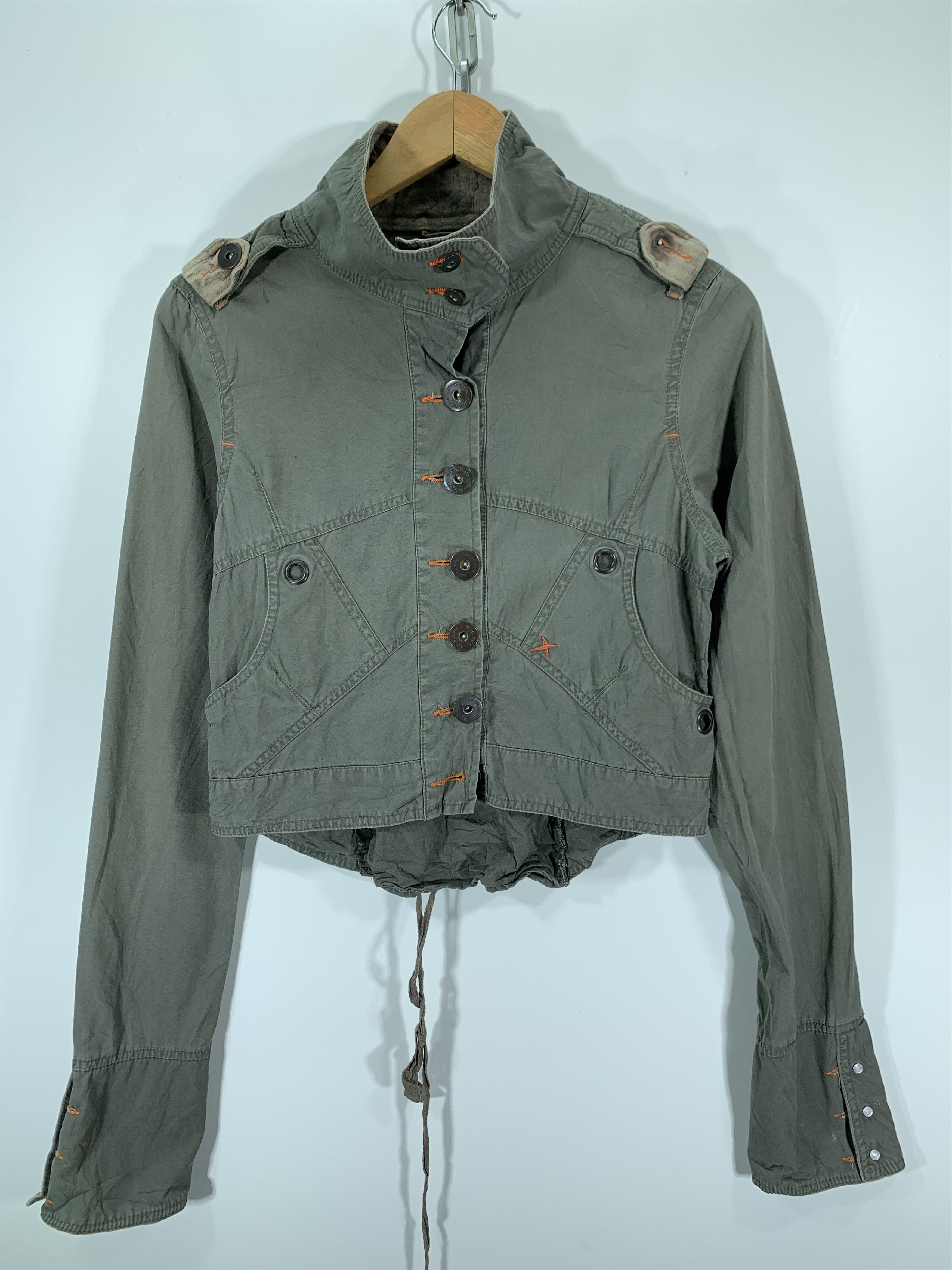 Vintage Soviet Bondage Cropped Jacket