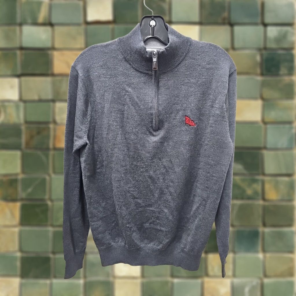 Peter Millar Peter Millar Crown Soft Sweater Mens S Merino Wool Blend Gray Crew Neck Pullover Knit Lightweight Classic Golf Active Fall Spring Summer Size US S / EU 44-46 / 1 - 1 Thumbnail