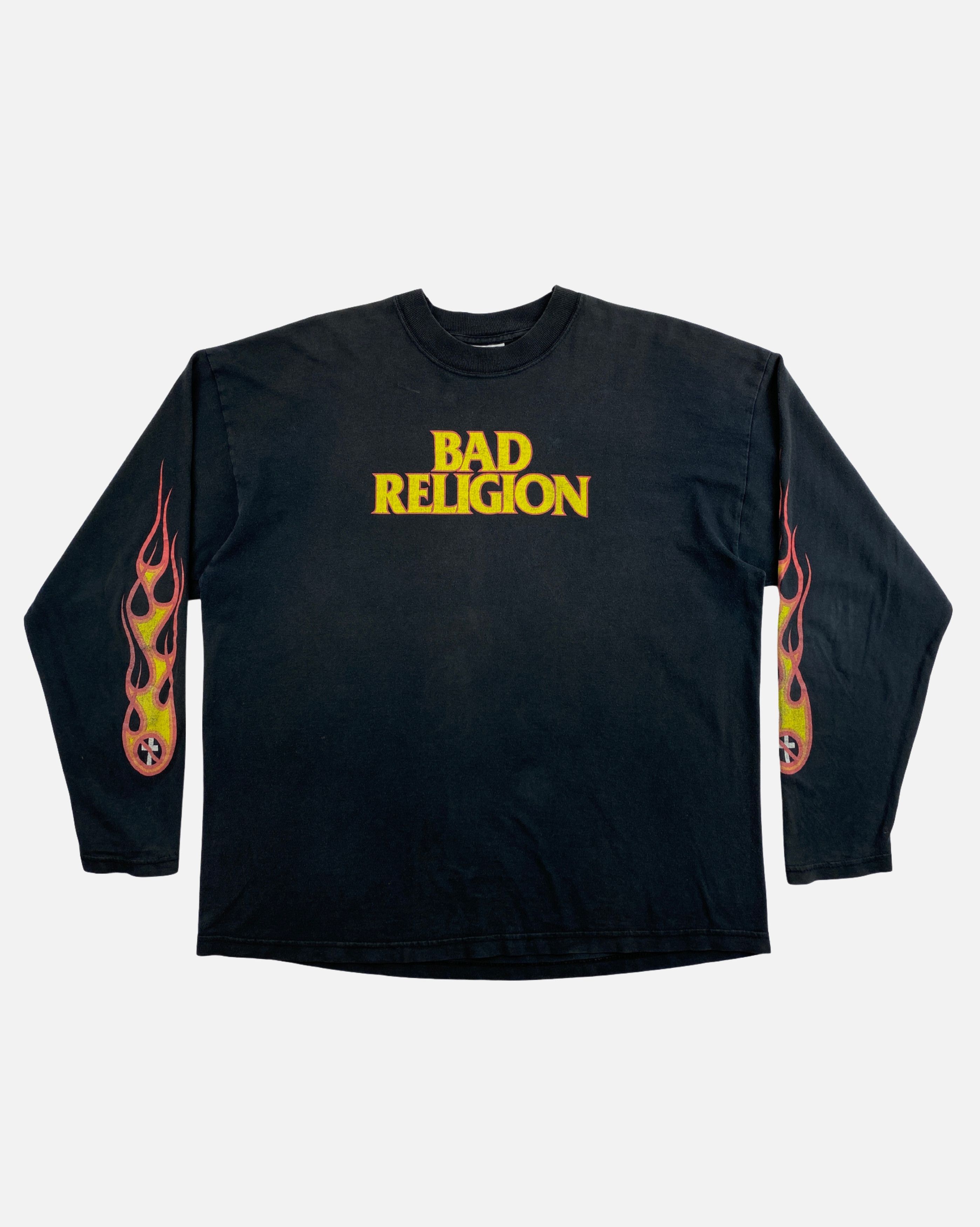 Band Tees × Vintage Bad Religion 2000'S The New America Longsleeve Size US XL / EU 56 / 4 - 1 Thumbnail