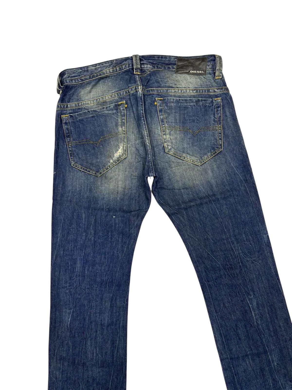 Kapital DIESEL CLAW MARK DISTRESSED SLIM SKINNY JEANS Size US 34 / EU 50 - 6 Thumbnail