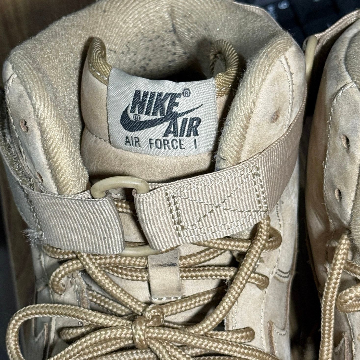 Nike Nike Air Force One AF1 High Pre Womens Size 12 US 654440-200 Size US 12 / IT 42 - 2 Thumbnail