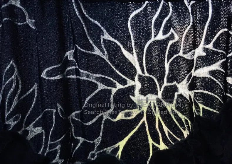 Yohji Yamamoto Yohji Yamamoto size 1 Silk floral cut-out embroidered culot Size 25" / US 0 / IT 36 - 6 Thumbnail
