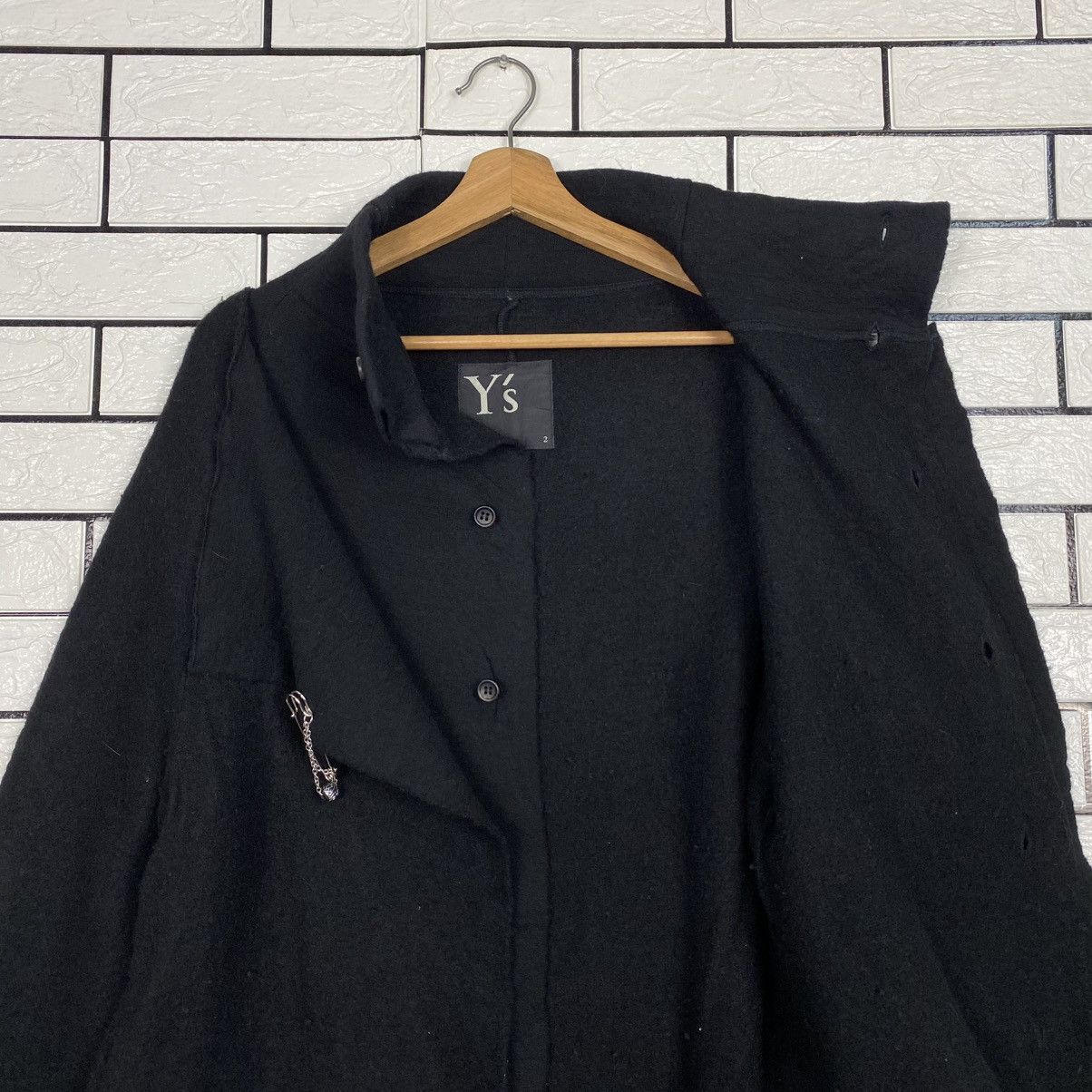 Yohji Yamamoto 🔥RUNWAY AVANT GARDE Y’S YOHJI YAMAMOTO DOUBLE LAYER JACKET Size M / US 6-8 / IT 42-44 - 14 Thumbnail