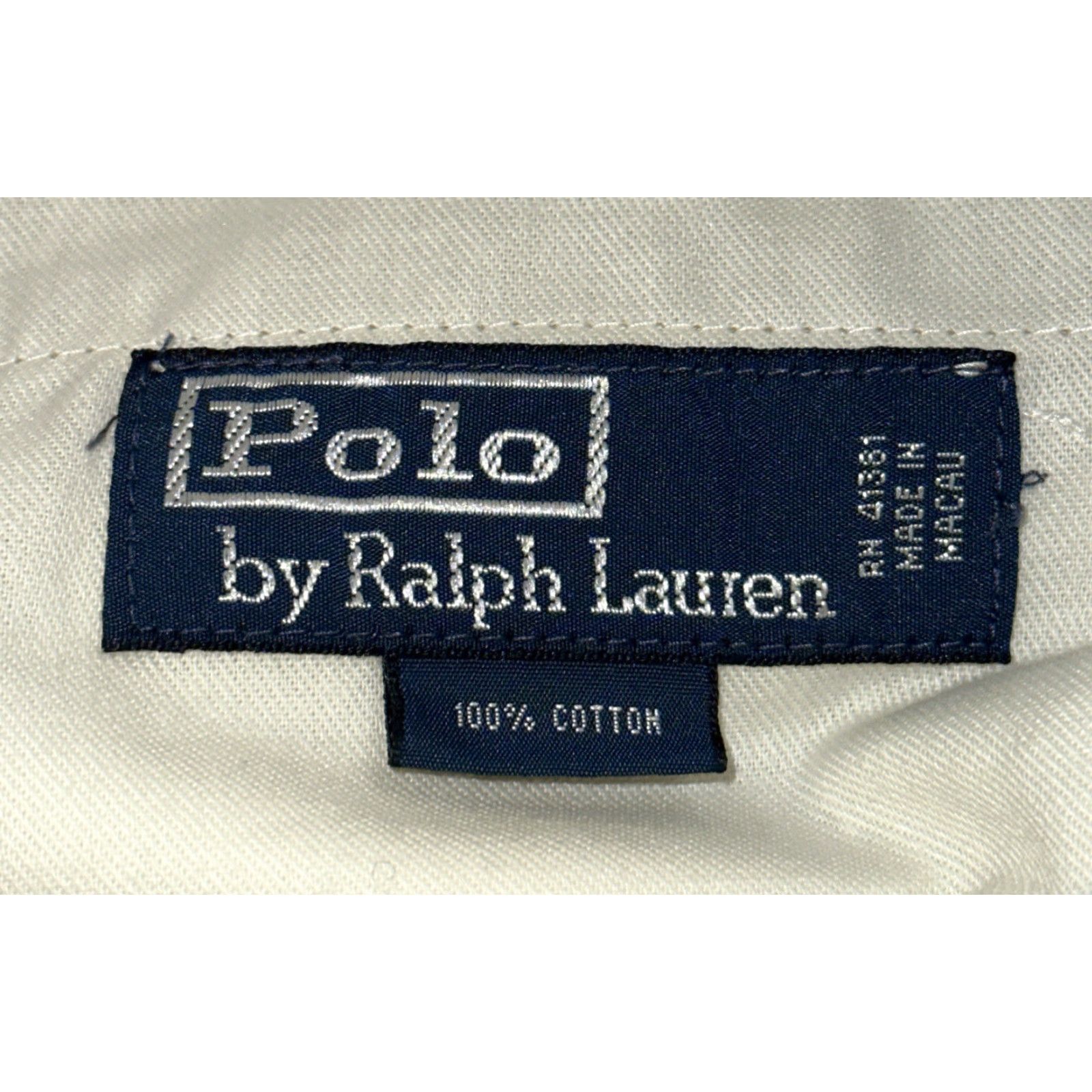 Polo Ralph Lauren Polo Ralph Lauren Mens Pants Casual Beige Cotton Zip Fly 36x30 Regular Front Flat 30in Mens Size US M / EU 48-50 / 2 - 5 Thumbnail
