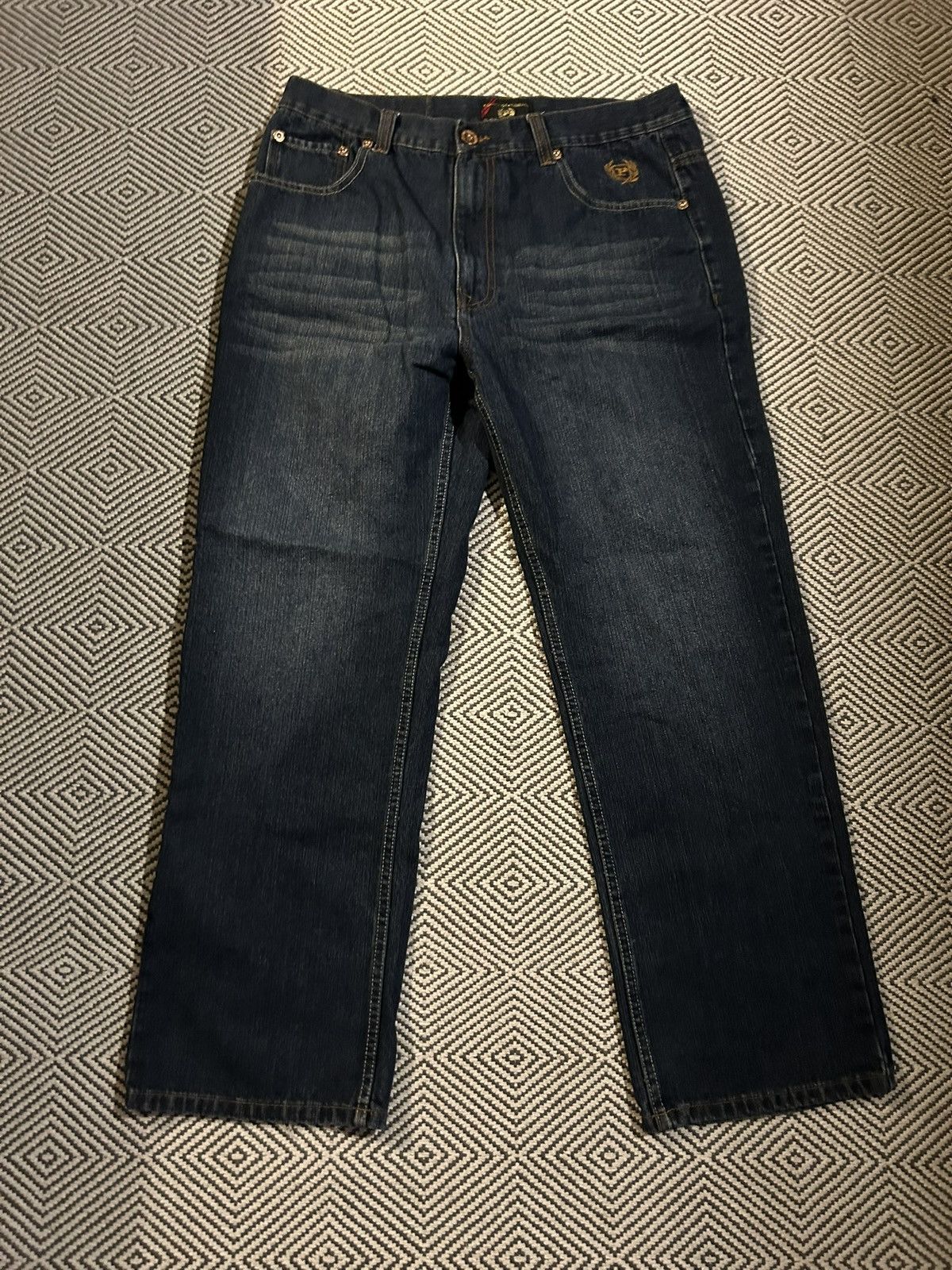 Phat Farm Y2K phat farm embroidered pants Size US 36 / EU 52 - 1 Thumbnail